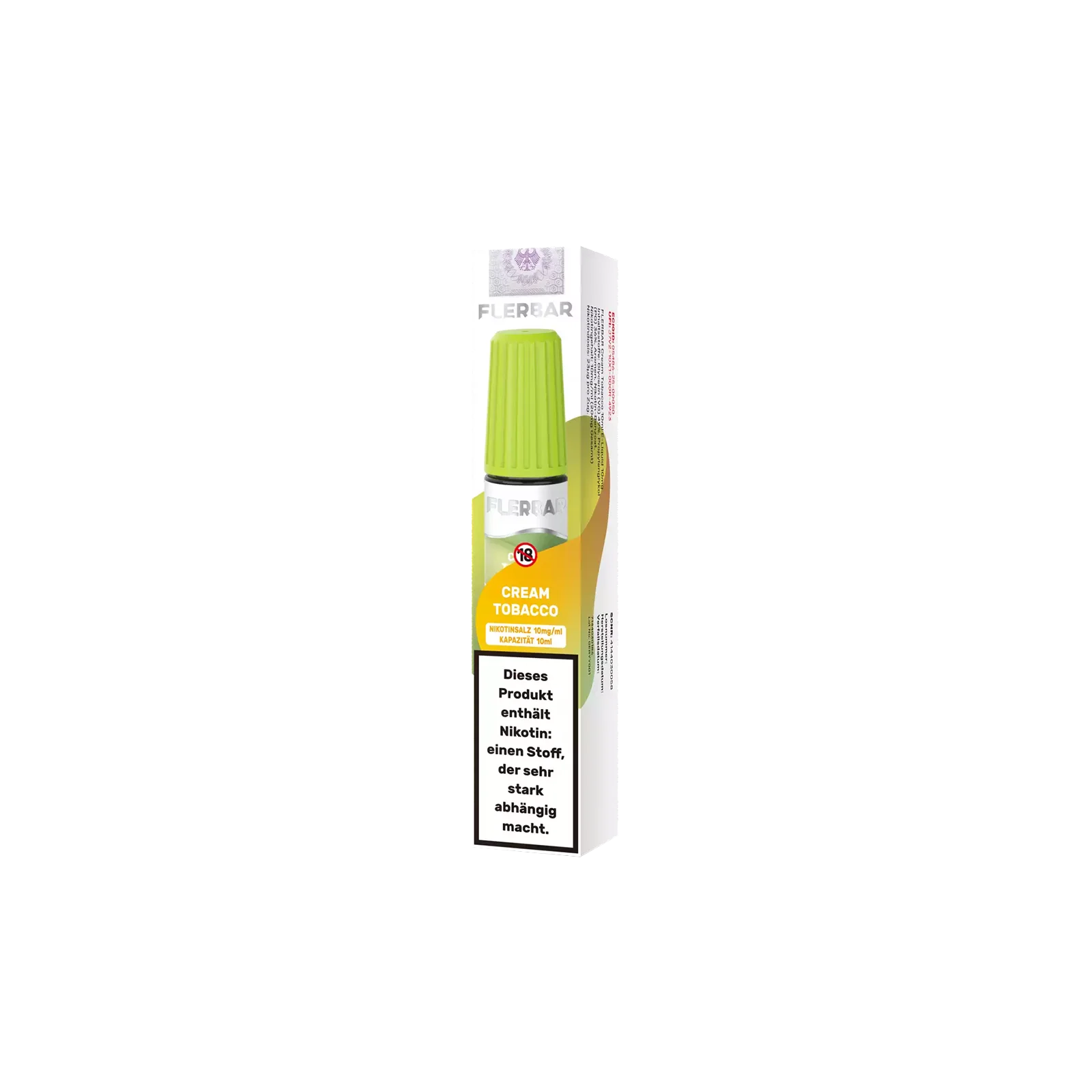 Flerbar - E-Liquid - Nikotinsalz - Cream Tobacco - 10ml - 10 mg 3