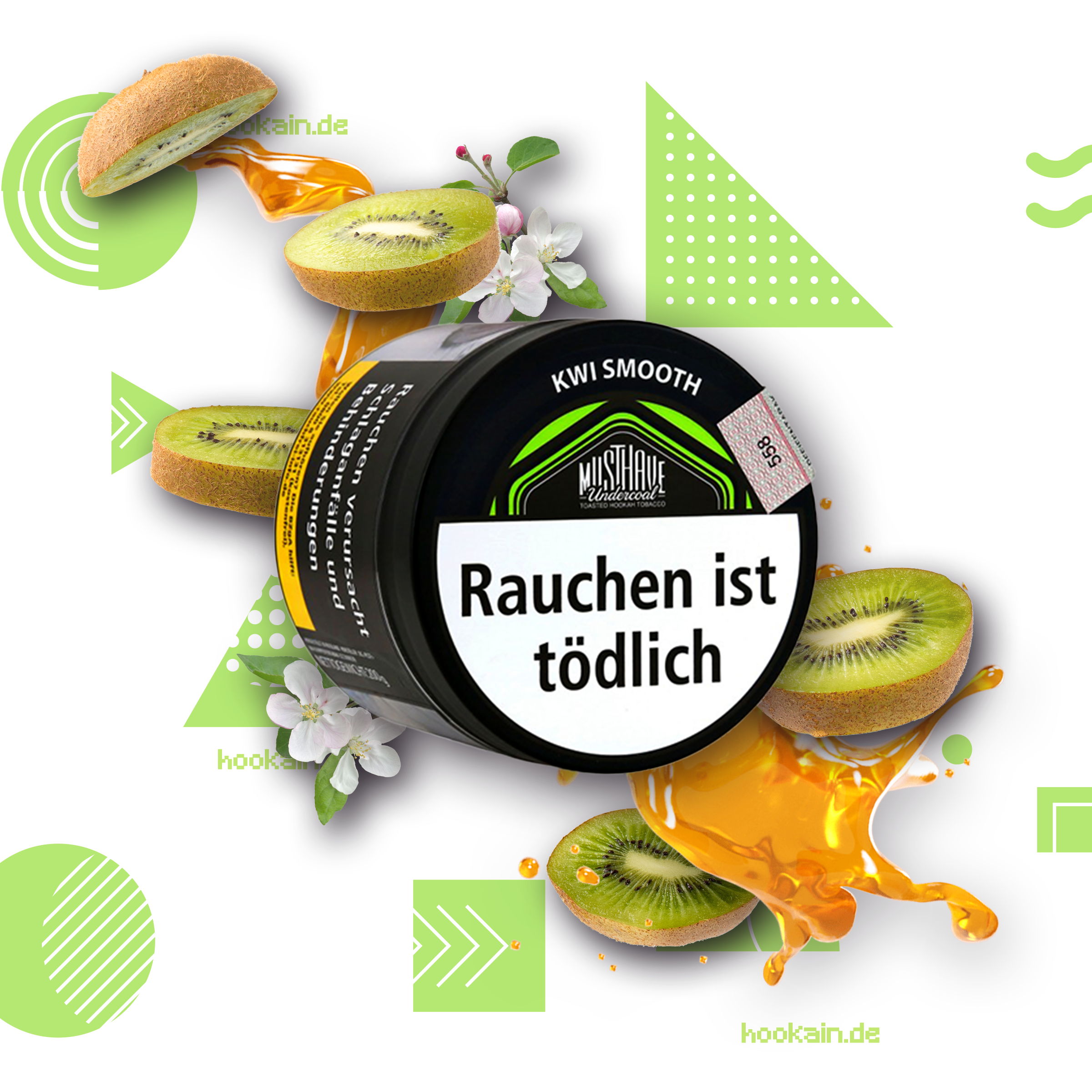 Musthave - Kiwi Smooth - 25 g | Alle neuen Tabak Sorten günstig online kaufen - Hookain Shisha-Onlineshop