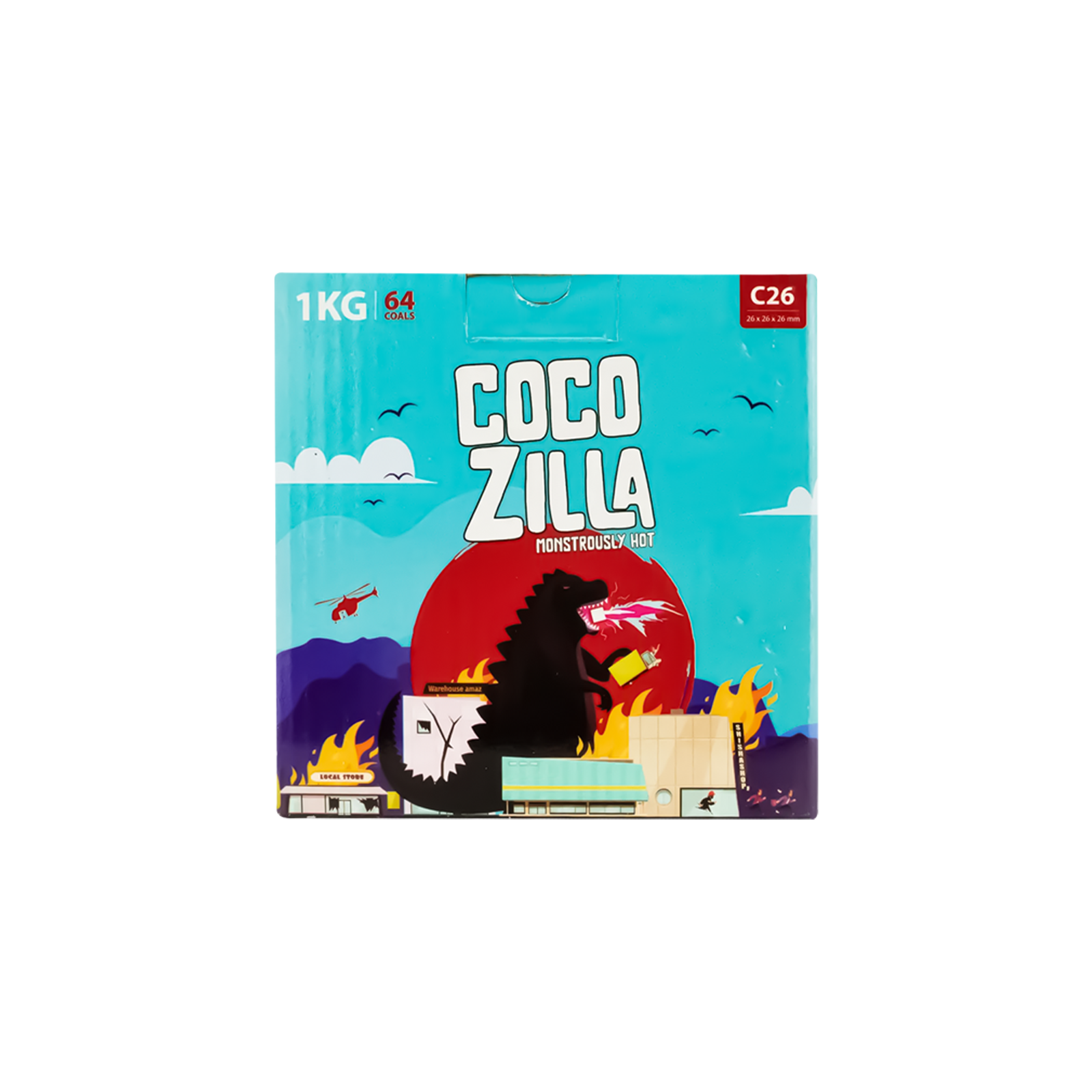 Cocozilla C26 Naturkohle 1 Kg | Shisha Kohle g&uuml;nstig online 2
