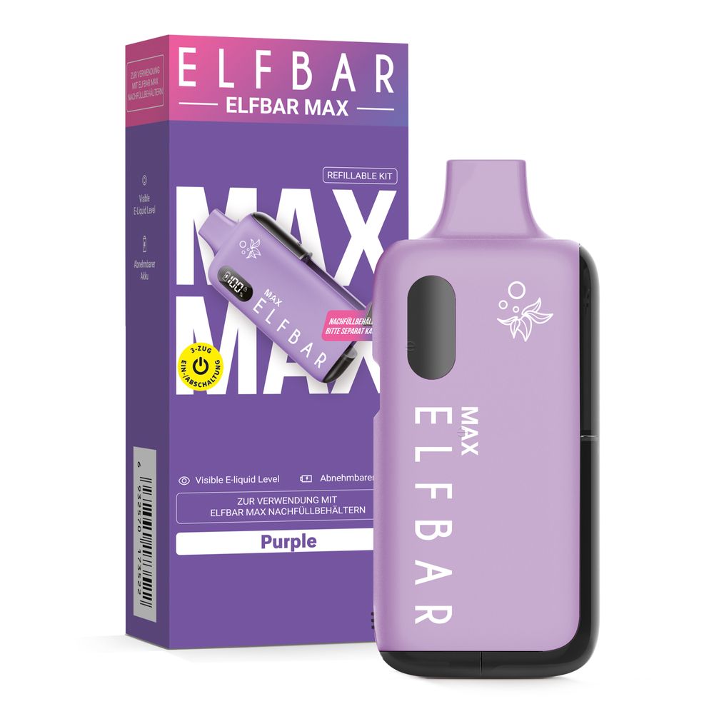 Elf Bar - Max - Pod Kit - Purple 1