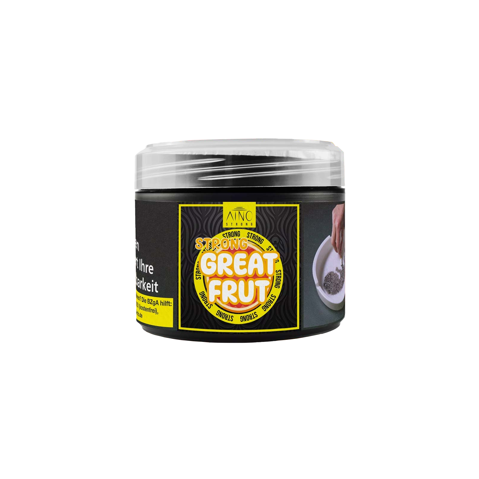 AINO STRONG Great Frut Shishatabak 200 g, intensiver Grapefruitgeschmack.