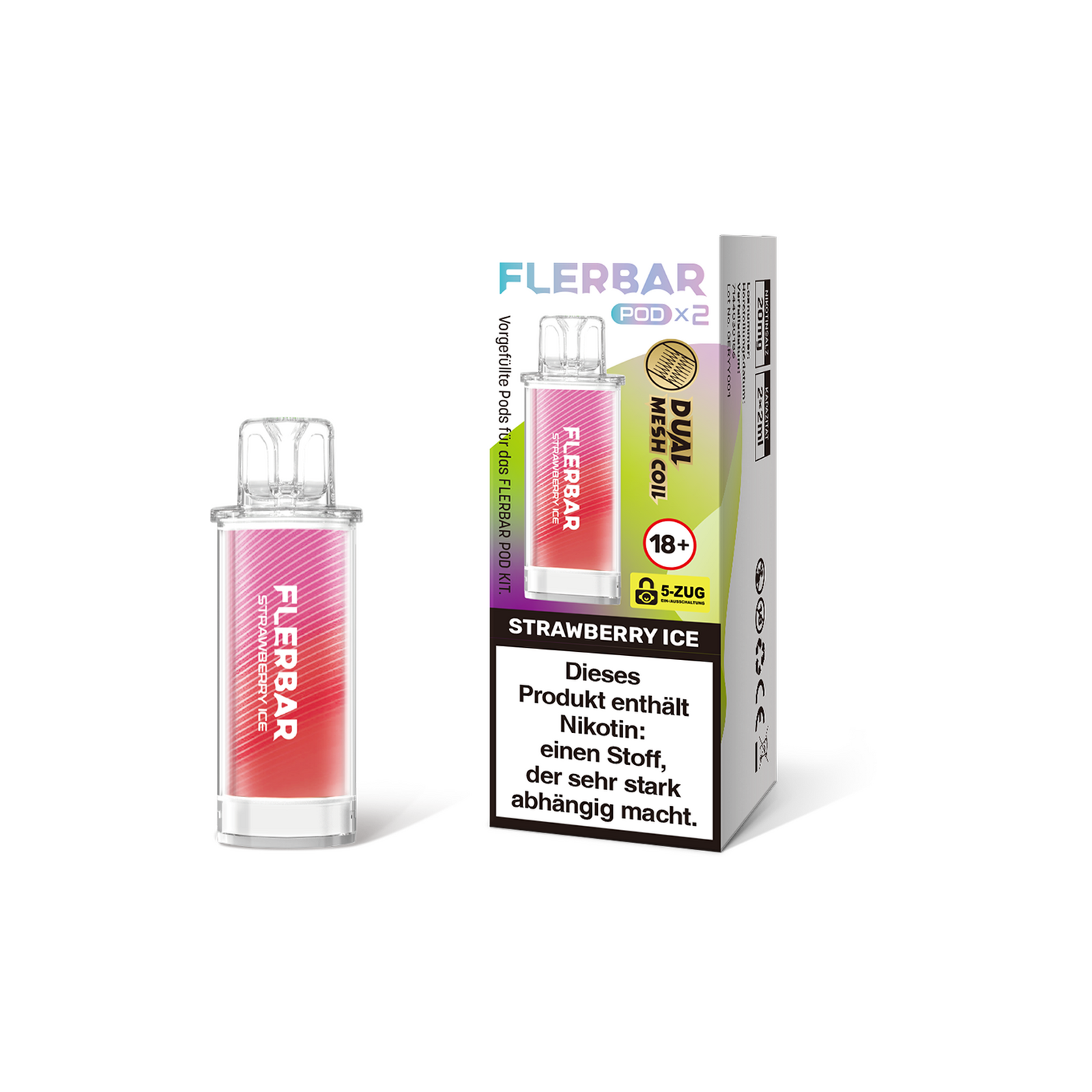 Flerbar - Prefilled Pod - Strawberry Ice