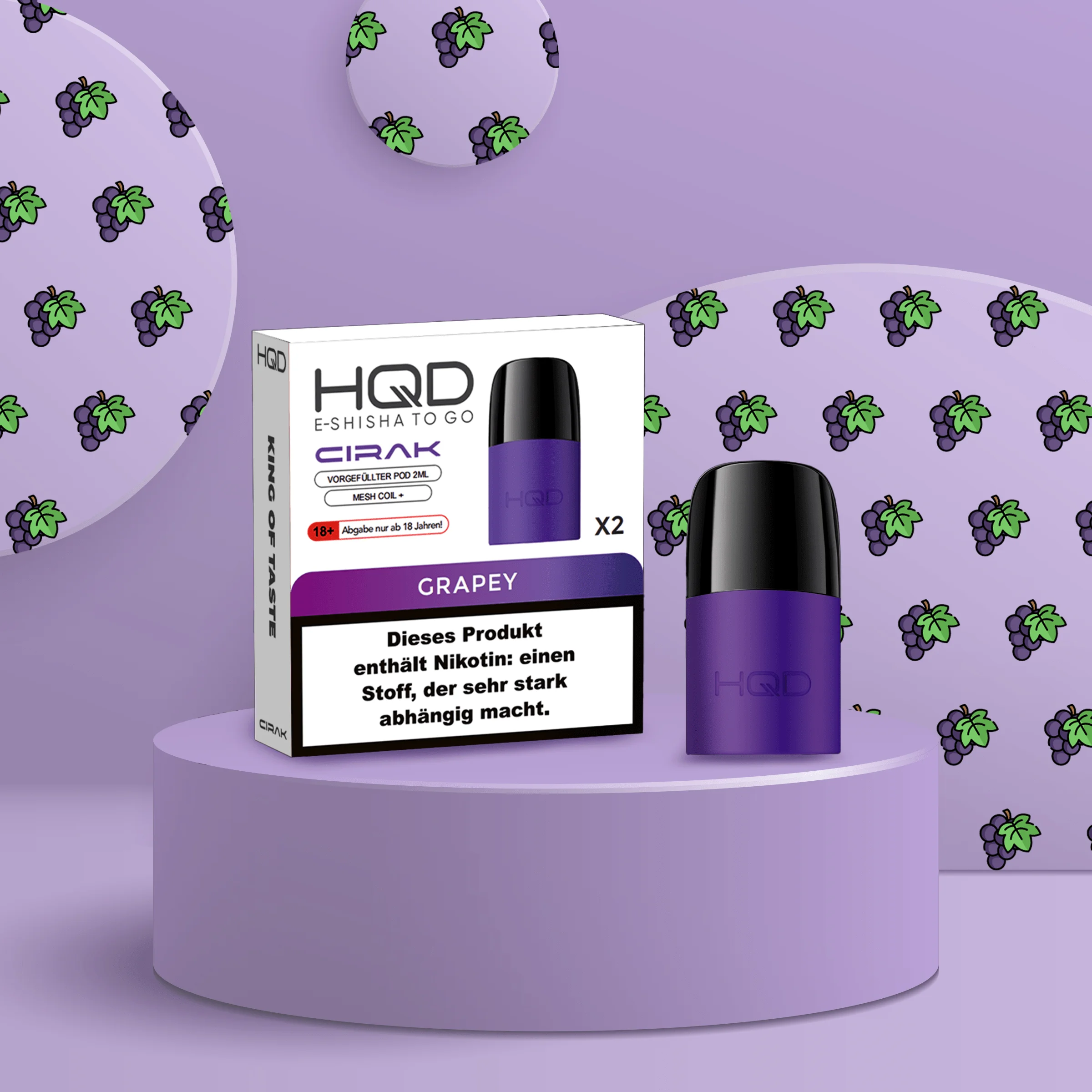 HQD - Cirak - Prefilled Pod - Grapey