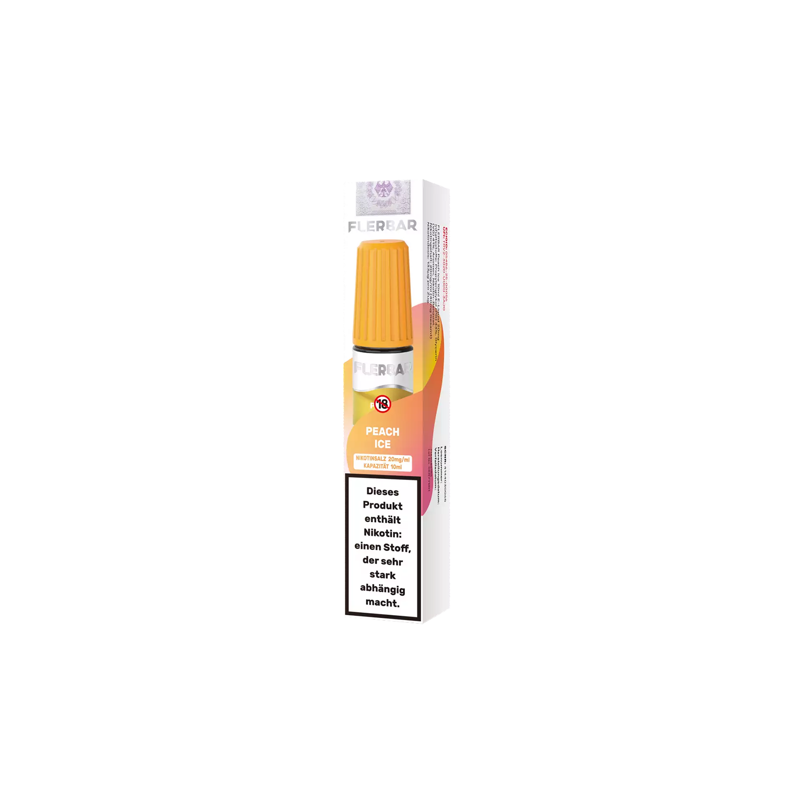 Flerbar - E-Liquid - Nicotine salt - Peach Ice - 10 ml - 20 mg