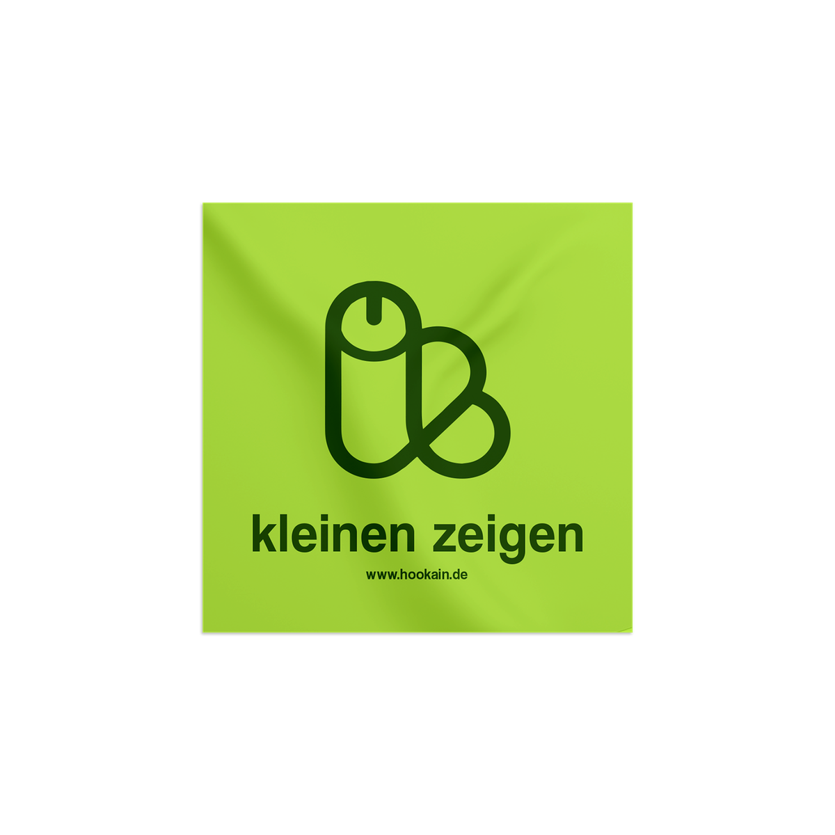 Hookain - Sticker -  Kleinen Zeigen - Lustige Party Aufkleber - 7.4 x 7.4 cm