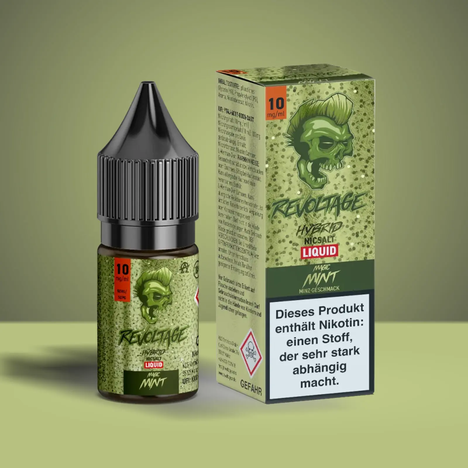 Revoltage - E-Liquid - Nikotinsalz - Magic Mint - 10 ml - 10 mg 1