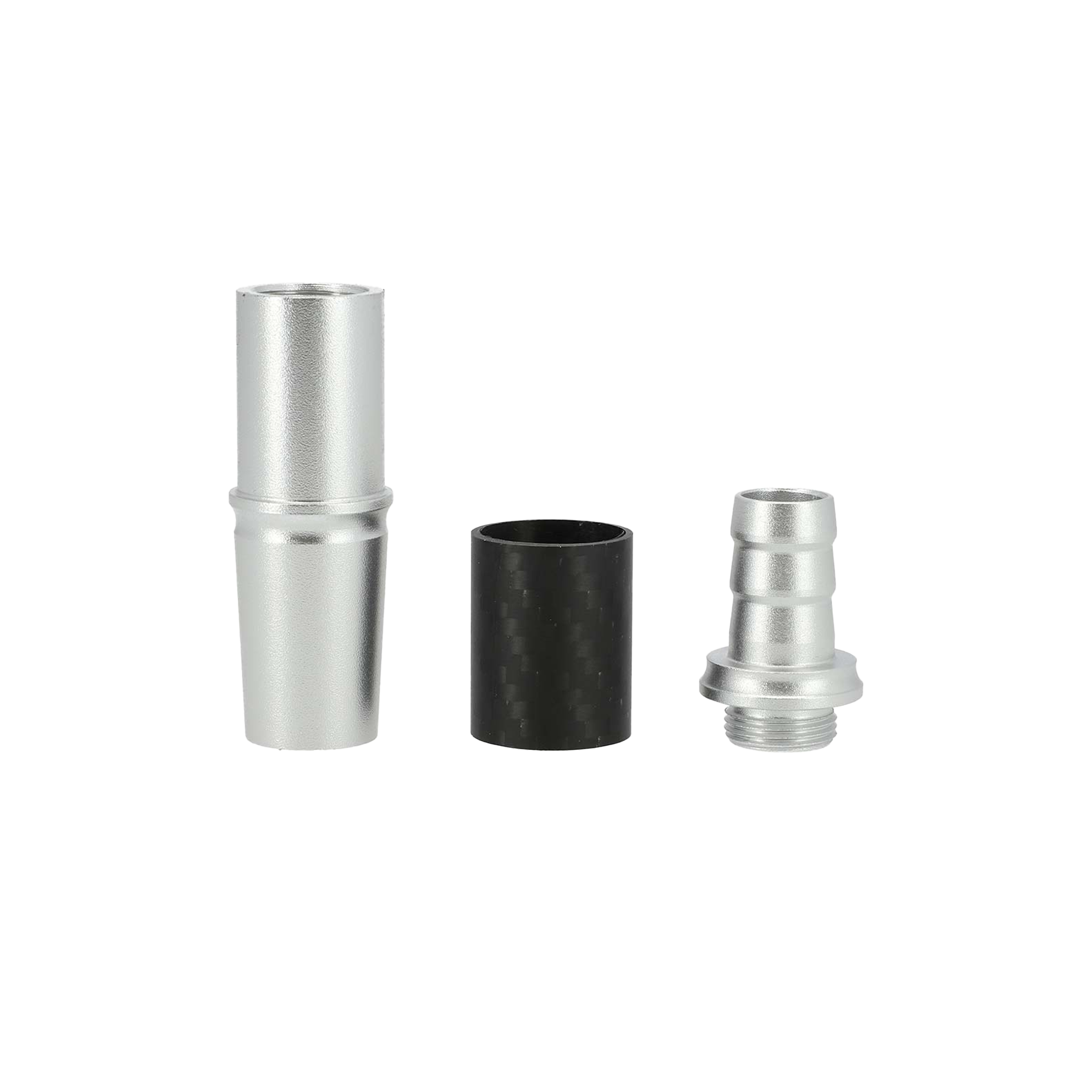 Invi - Schlauchanschluss - Alu - Carbon - 18/8 - Silver Invi - Schlauchanschluss - Alu - Carbon - 18/8 - Silver