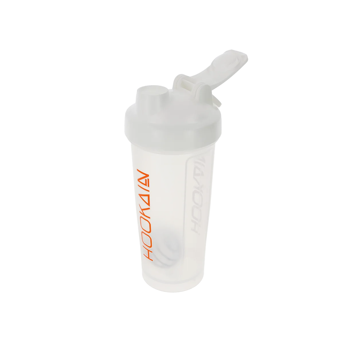 Hookain Shaker White Orange – Protein Shaker 600 ml mit Edelstahlkugel & UV-Logo 4 Hookain Shaker White Orange – Protein Shaker 600 ml mit Edelstahlkugel & UV-Logo 4