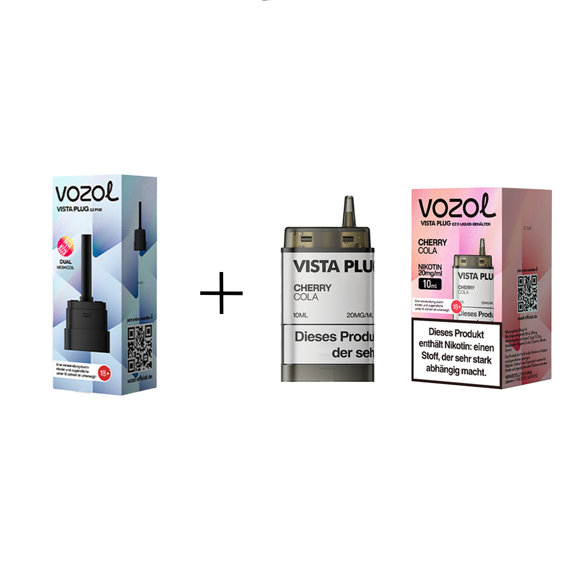 Vozol - Vista Plug Set - EZ Pod - Cherry Cola + Empty Pod