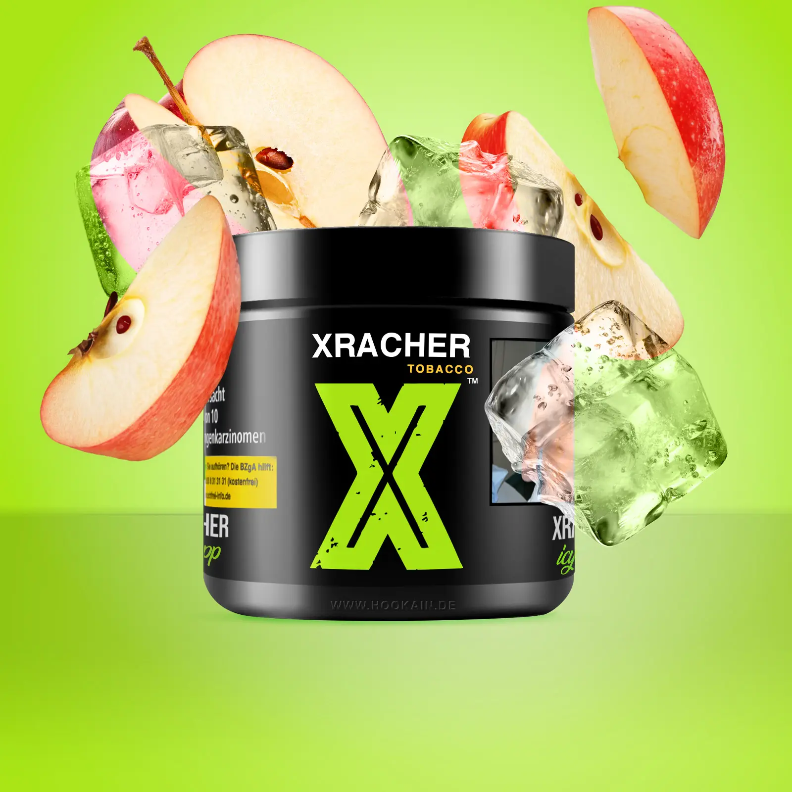  XRacher Icy App 200g – Apfel Menthol Shishatabak 1