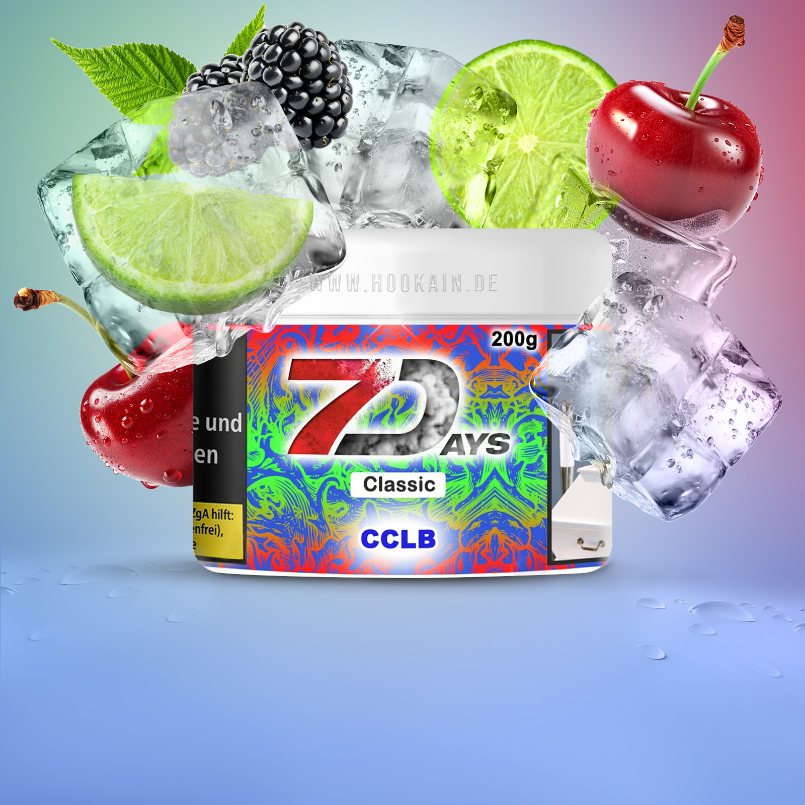 7Days Classic CCLB 200 g | Shisha Tabak g&uuml;nstig 1