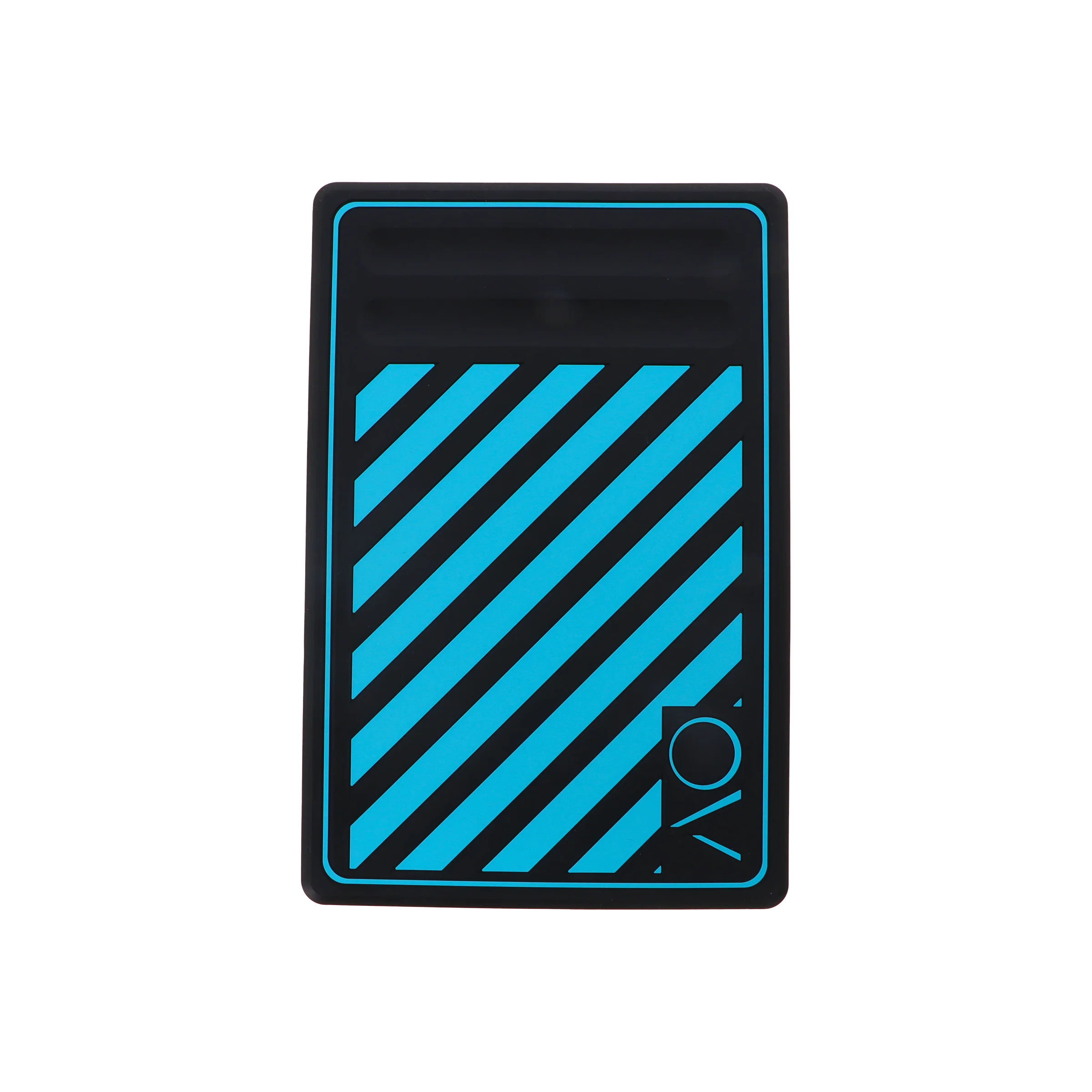 Ao - Silicone Bowl Mat - Zebra - Lightblue