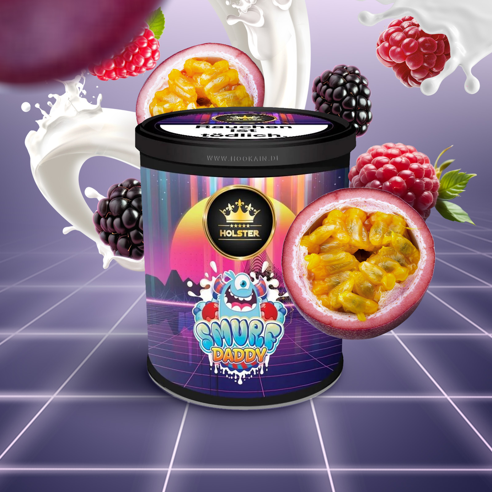 Holster Shisha Tabak Smurf Daddy 200 g | Alle Sorten bestellen 1