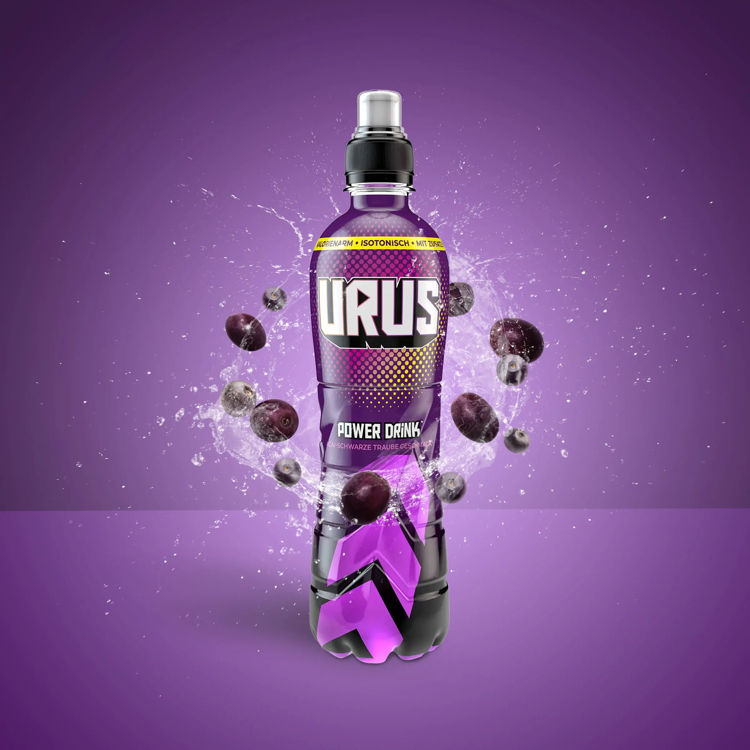 Urus - Power Drink - Acai und Schwarze Traube - 500 ml | Power Drink  in unserem Hookain Onlineshop 1