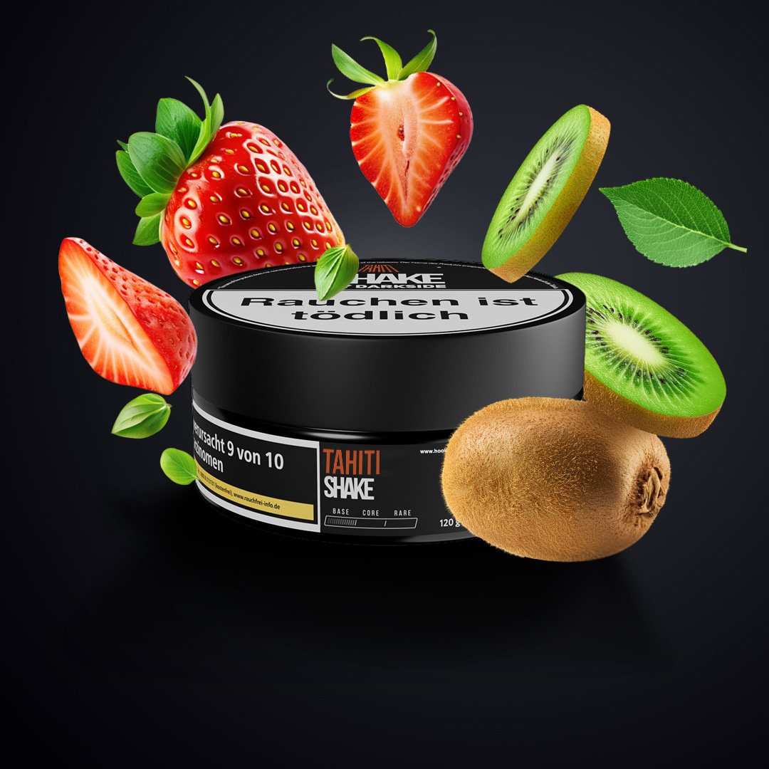 Tahiti Shake kaufen | Darkside Shisha Tabak mit Kiwi & Erdbeer-Sahne 