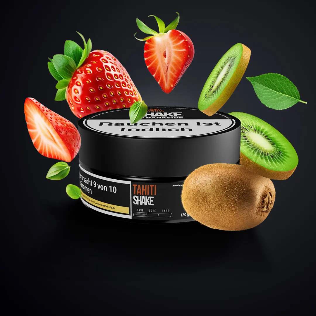 Tahiti Shake kaufen | Darkside Shisha Tabak mit Kiwi & Erdbeer-Sahne 