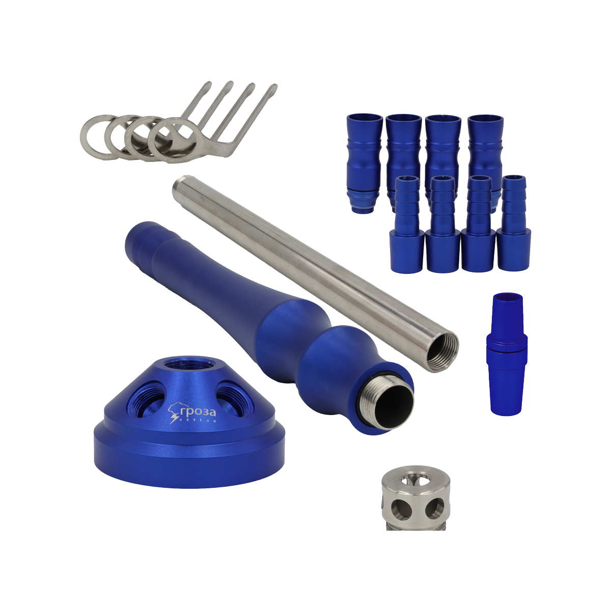 Rpoza - Aluminum - Medium - Blue