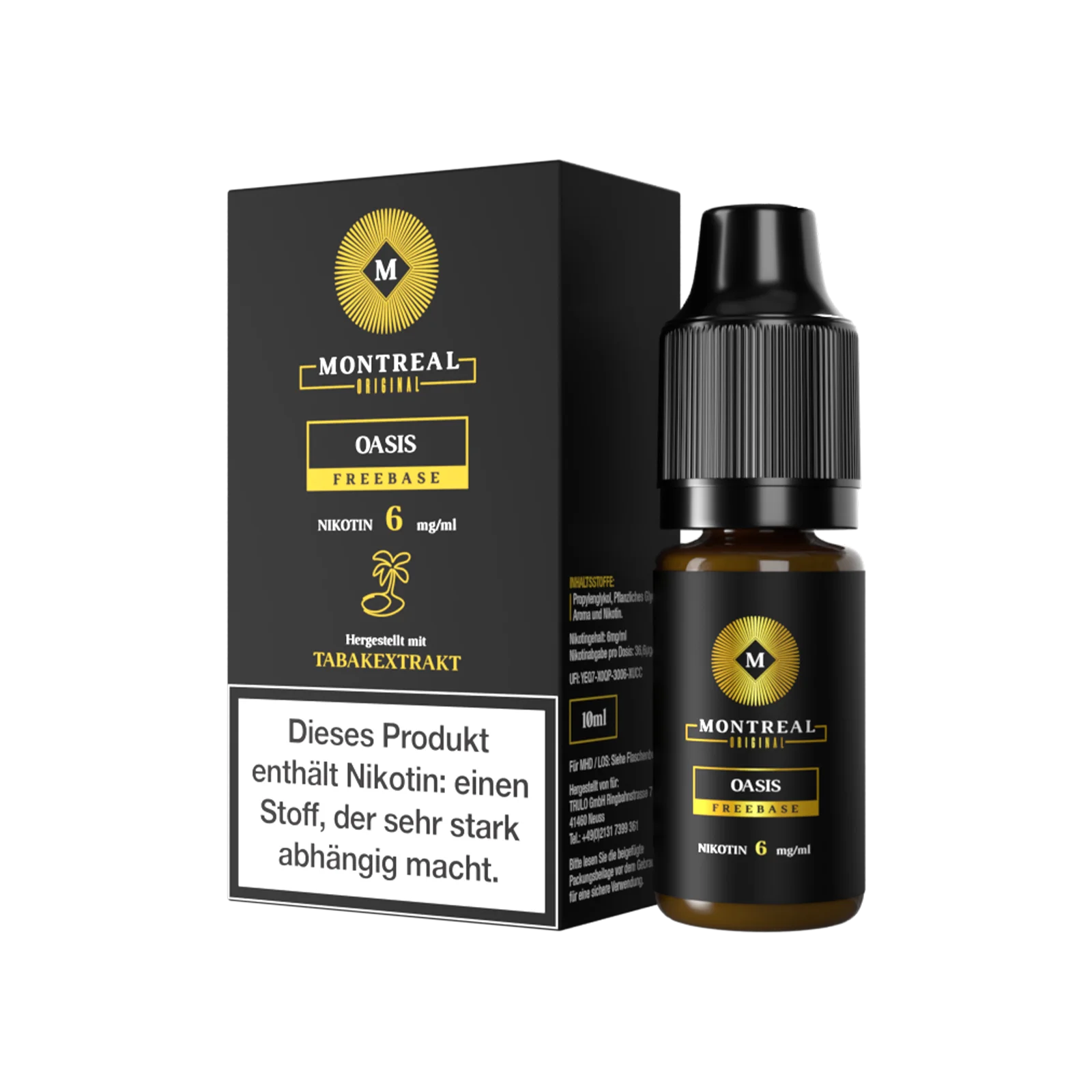 Montreal - Nikotinsalz Liquid - Oasis - 10 ml - 12 mg 1