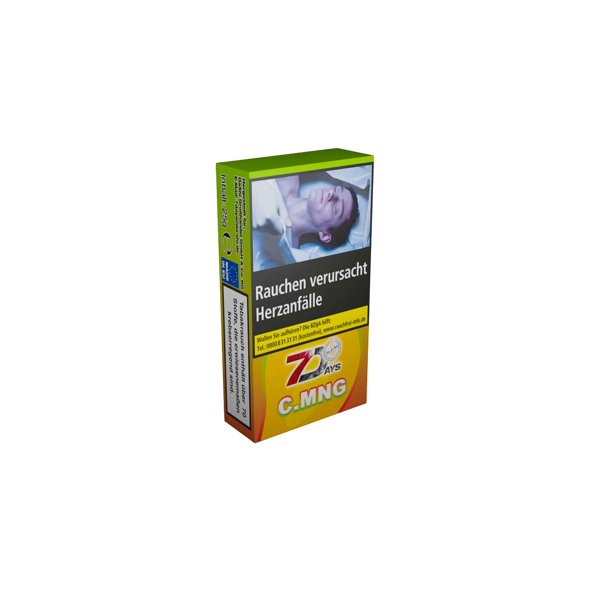 7Days - Platin - C.MNG - 25 g - Shishatabak | Hookain Onlineshop