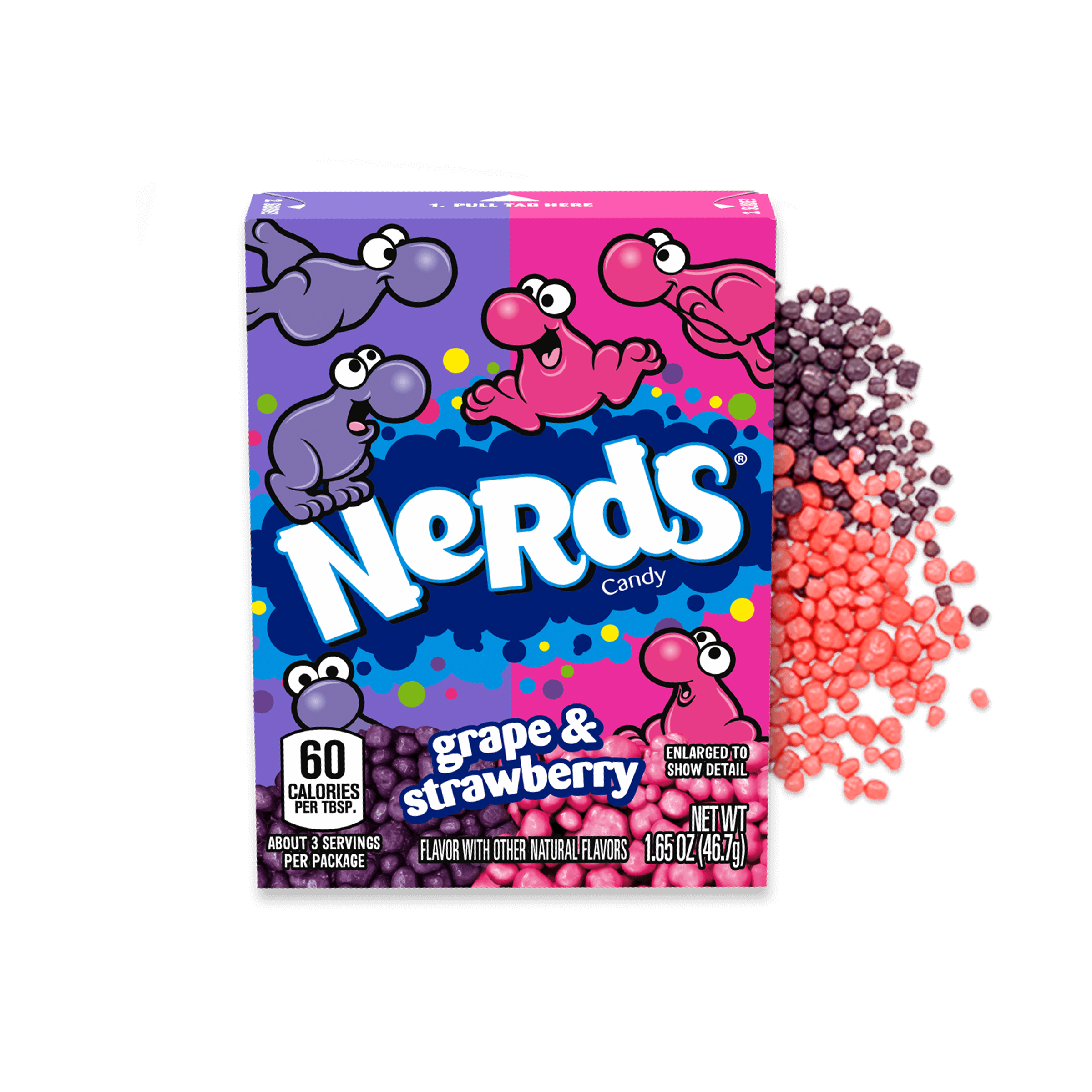 Nerds - Grape und Strawberry - 46,7 g | Amerikanische Snacks, Süßigkeiten und Drinks günstig online kaufen - Hookain Candy-Onlineshop 4 Nerds - Grape und Strawberry - 46,7 g | Amerikanische Snacks, Süßigkeiten und Drinks günstig online kaufen - Hookain Candy-Onlineshop 4