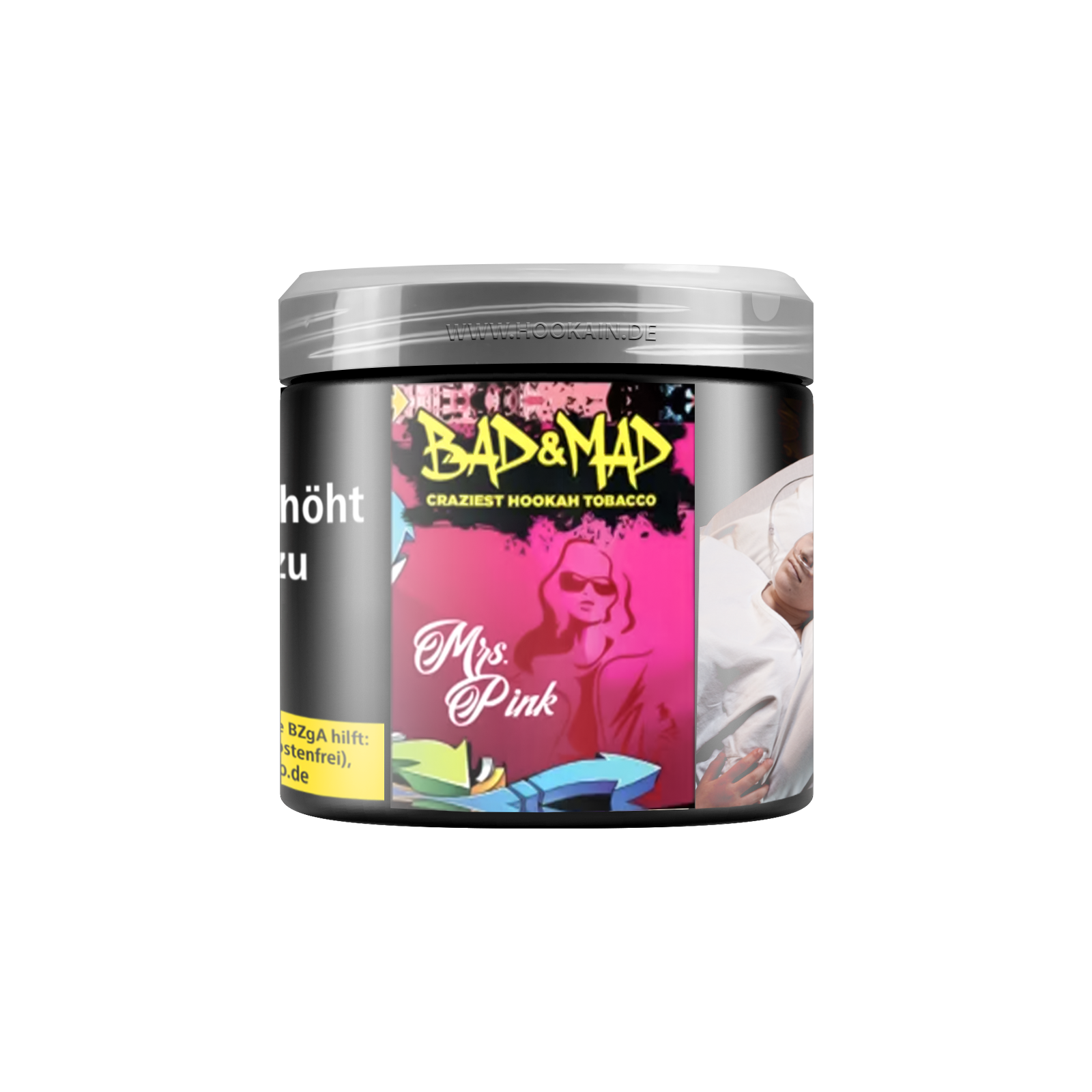 Bad & Mad Mrs. Pink 200 g Shishatabak mit Beeren und Zitrone