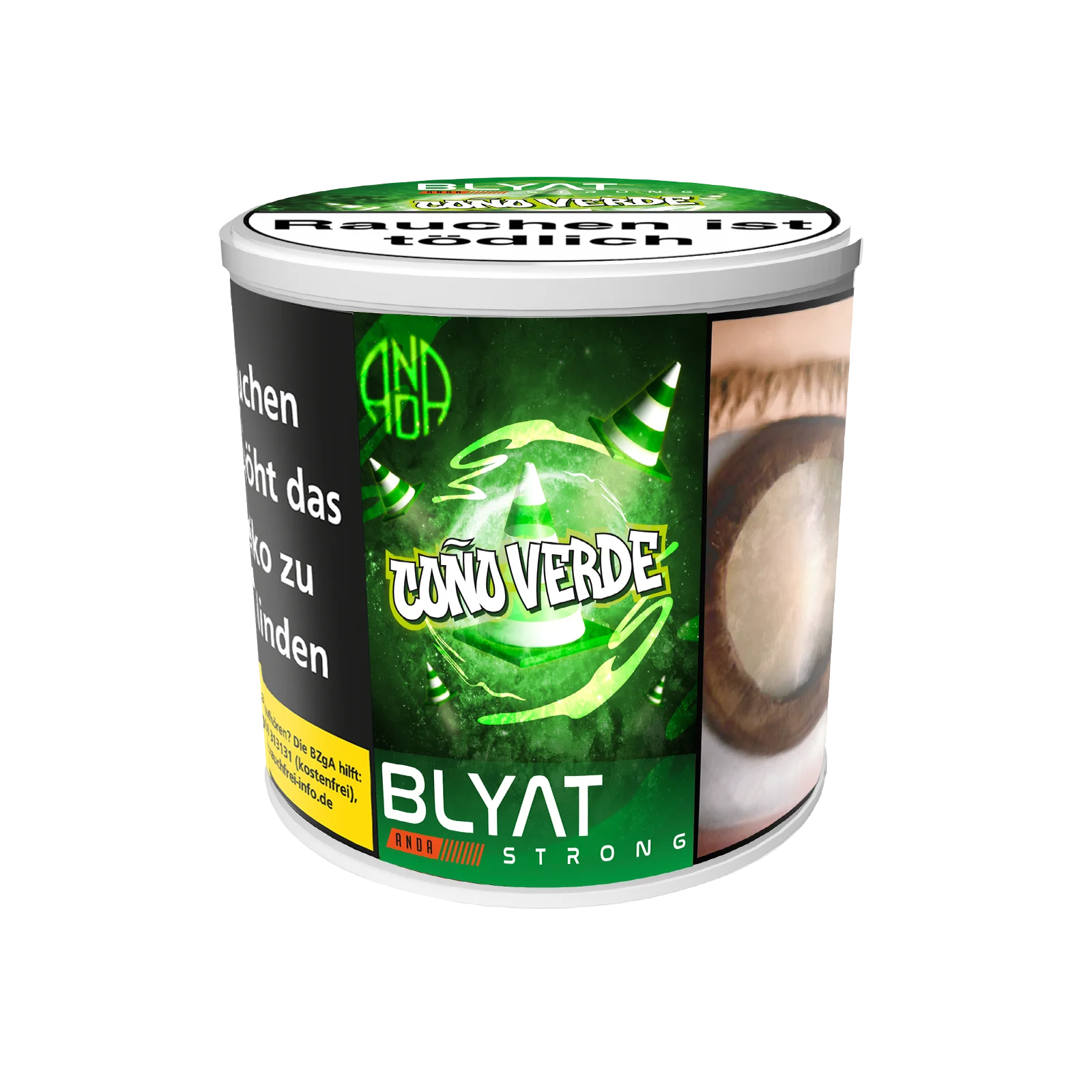 ANDA Blyat Cono Verde Shishatabak 200g - Burley aus Spanien 2