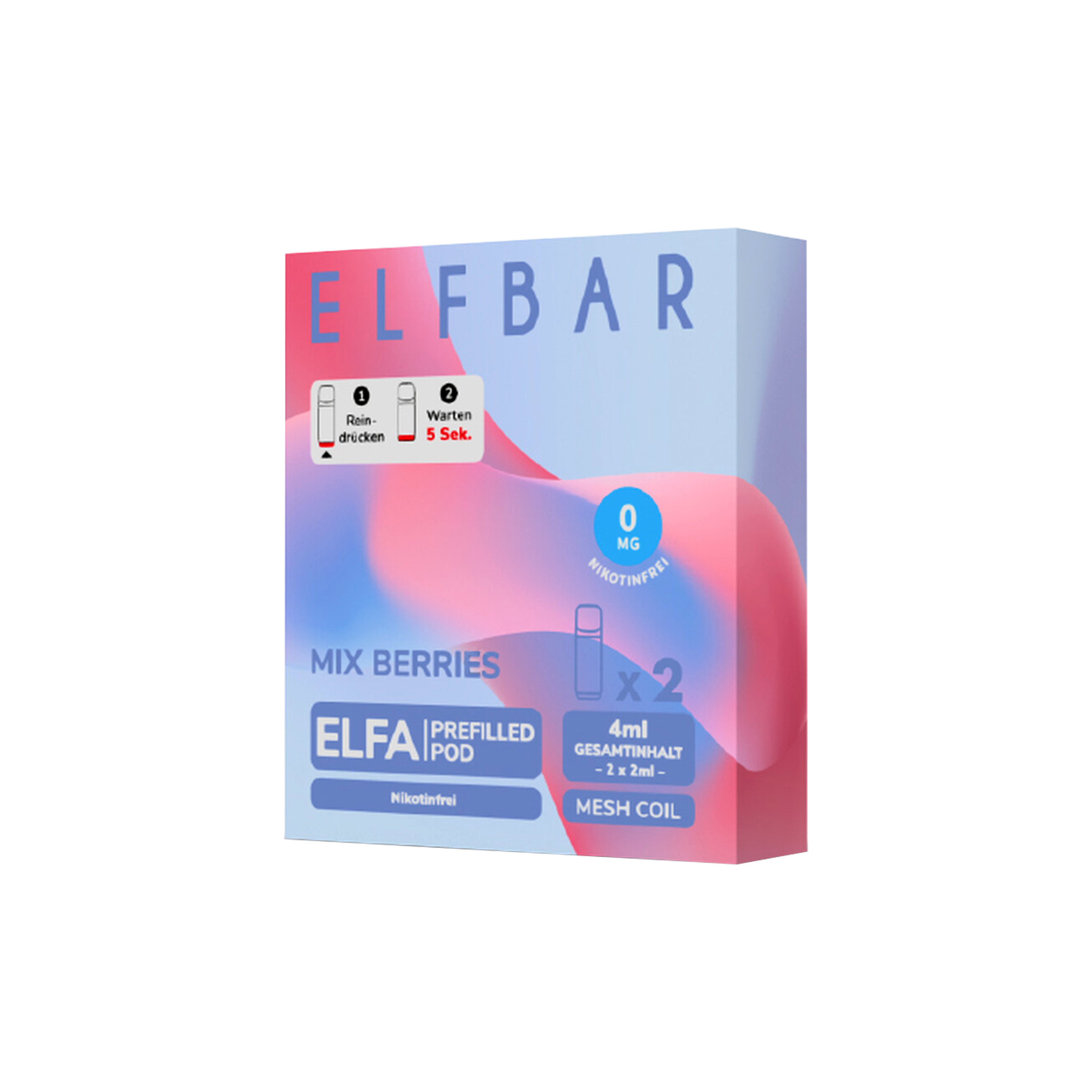 Elf Bar ELFA CP Mix Berries Nikotinfrei | Prefilled Pods g&uuml;nstig bestellen 1