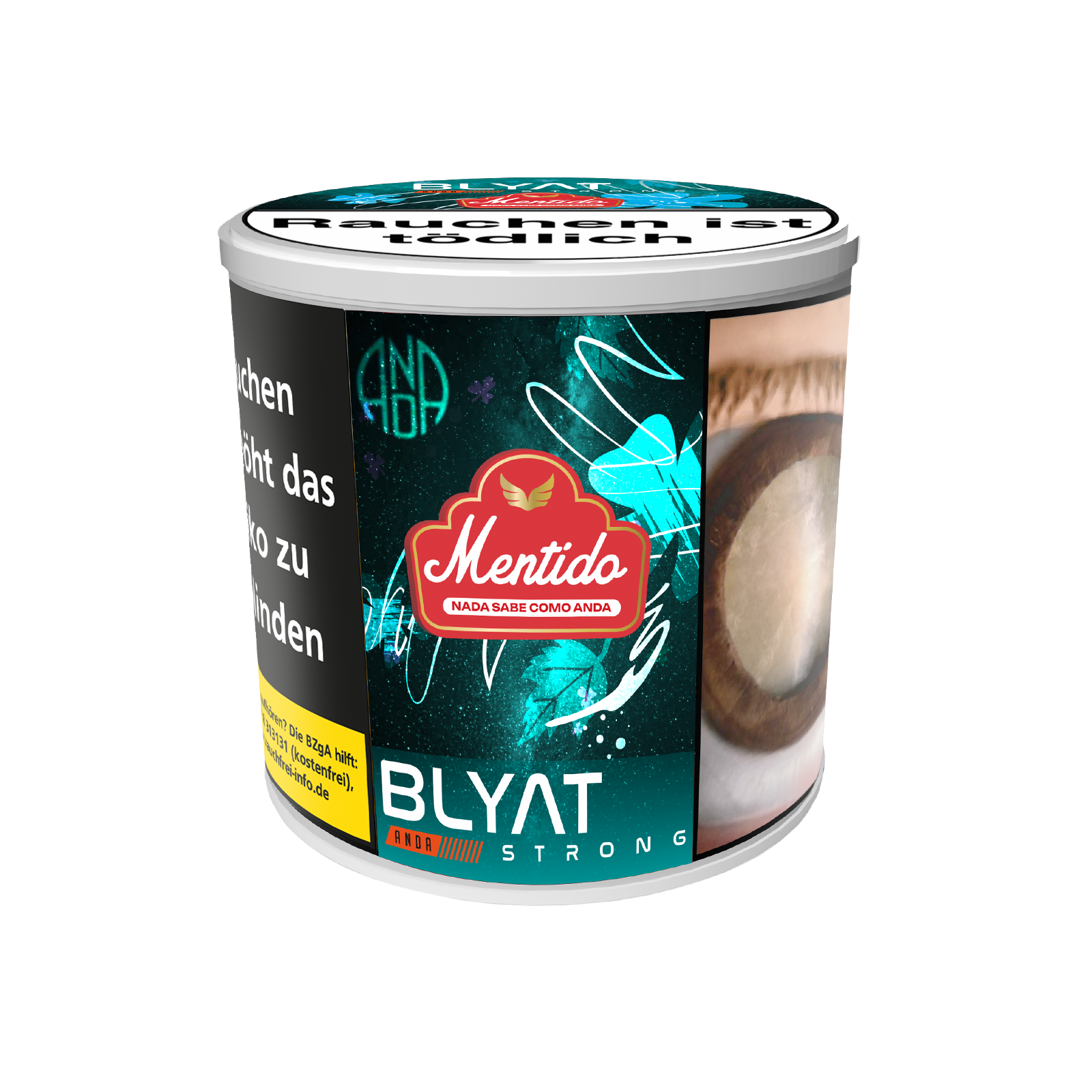 ANDA Blyat Mentido Shishatabak 200g - Burley aus Spanien 2