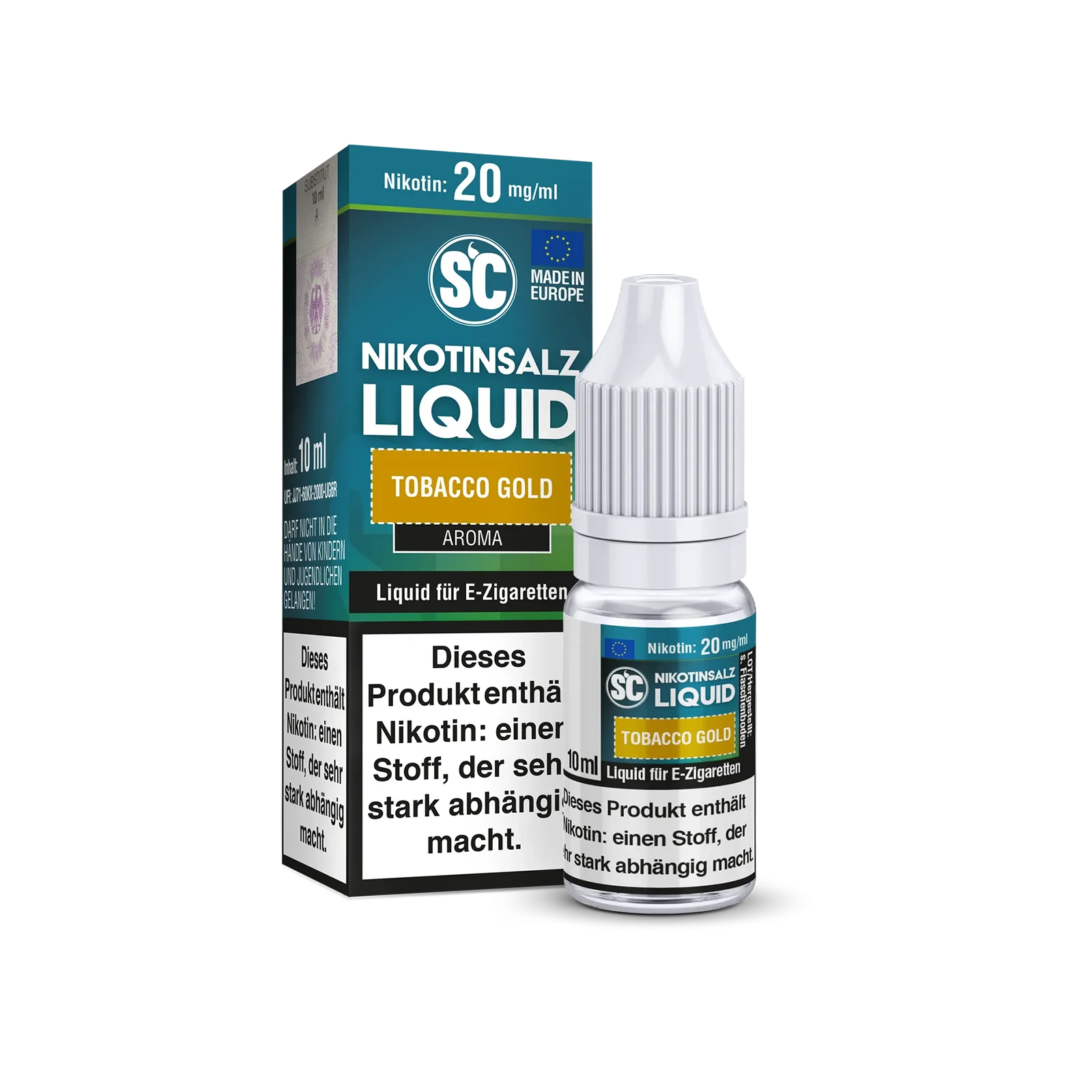 SC - E-Liquid - Nikotinsalz - Tobacco Gold - 10 ml - 20 mg 2