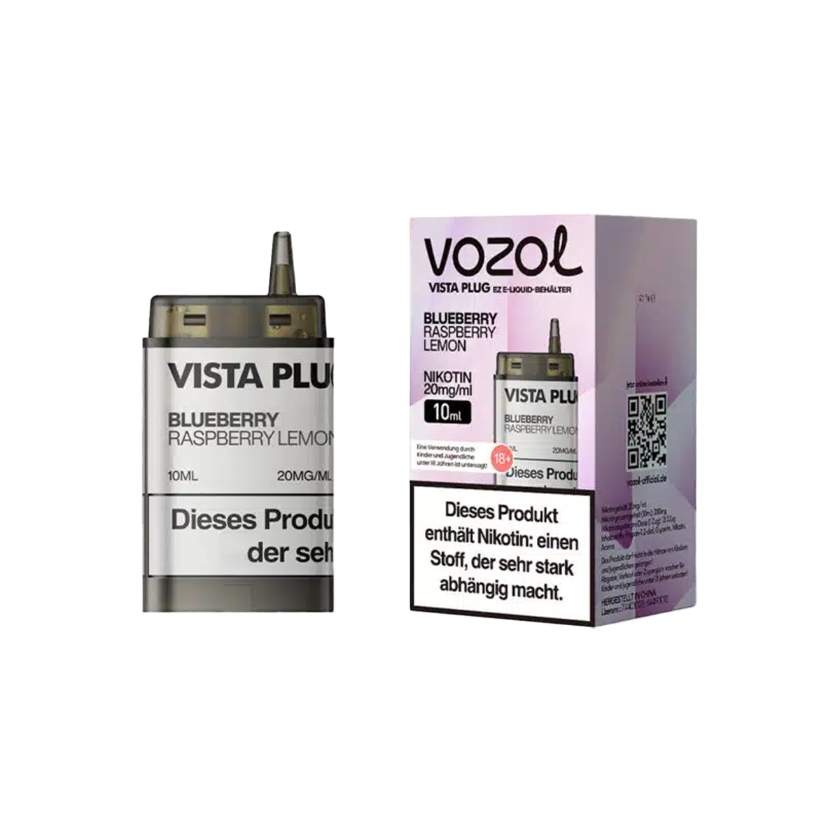 Vozol - Vista Plug Set - EZ Pod - Blueberry Sour Raspberry + Empty Pod