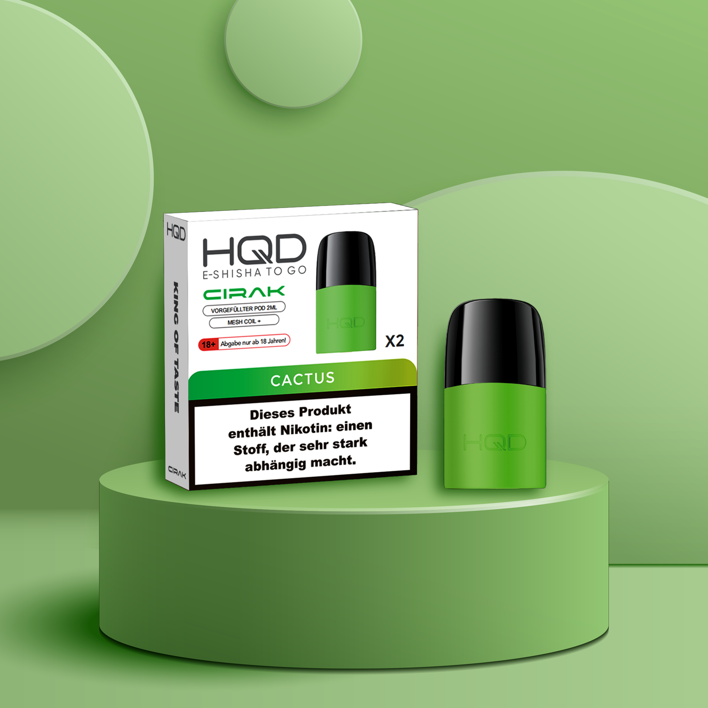 HQD - Cirak - Prefilled Pod - Cactus | E-Liquid Vape Sorten günstig kaufen3 HQD - Cirak - Prefilled Pod - Cactus | E-Liquid Vape Sorten günstig kaufen3