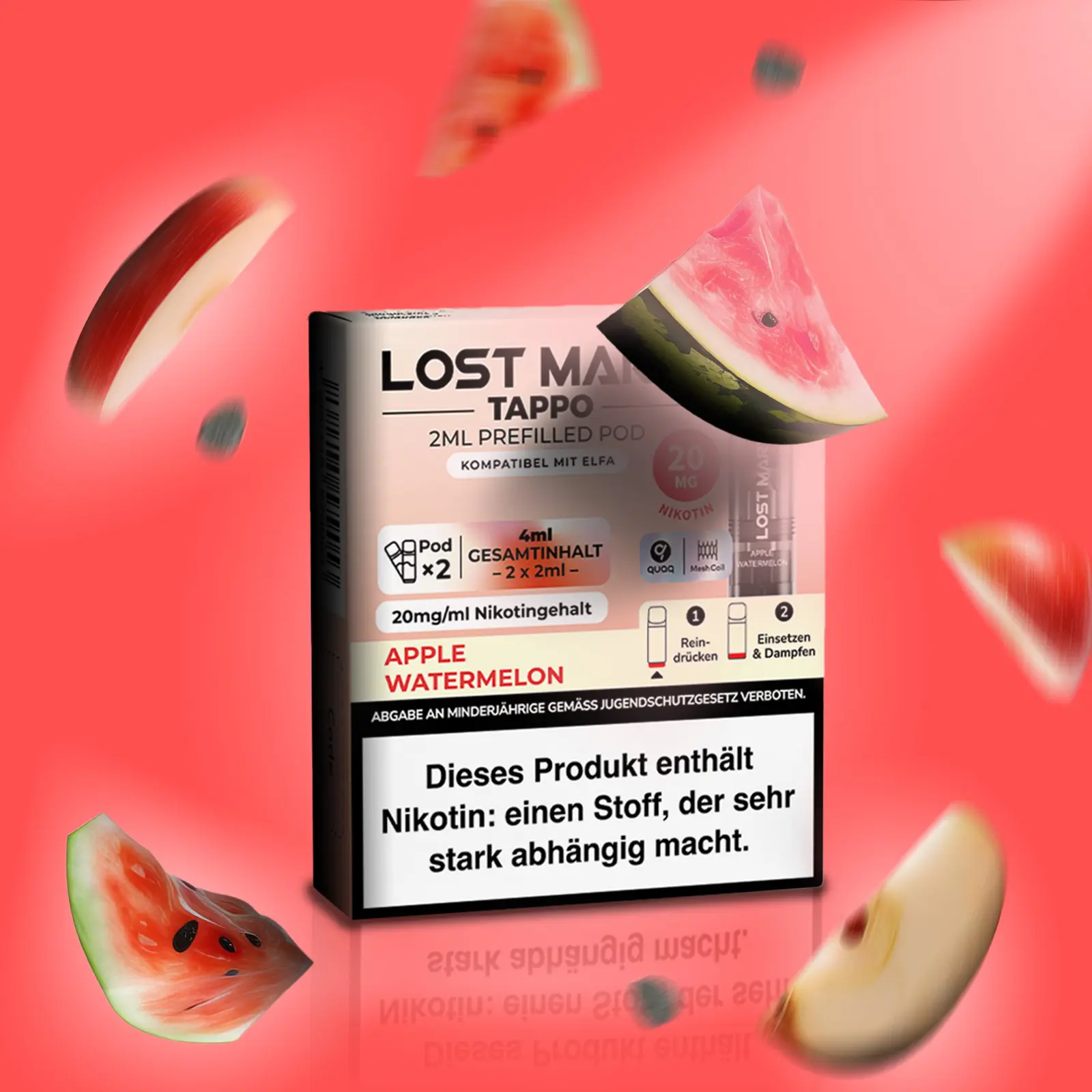 Lost Mary - Tappo - Prefilled Pods Apple Watermelon 1