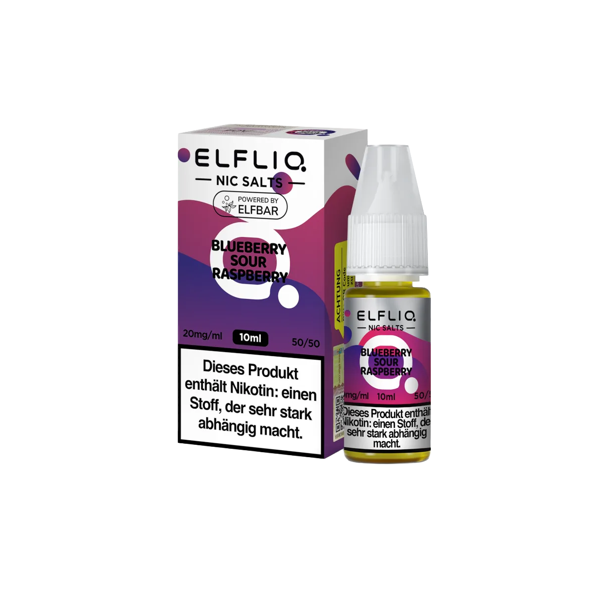 Elf Bar - ElfliQ - E-Liquid - Nikotinsalz - Blueberry Sour Raspberry - 20 mg1-