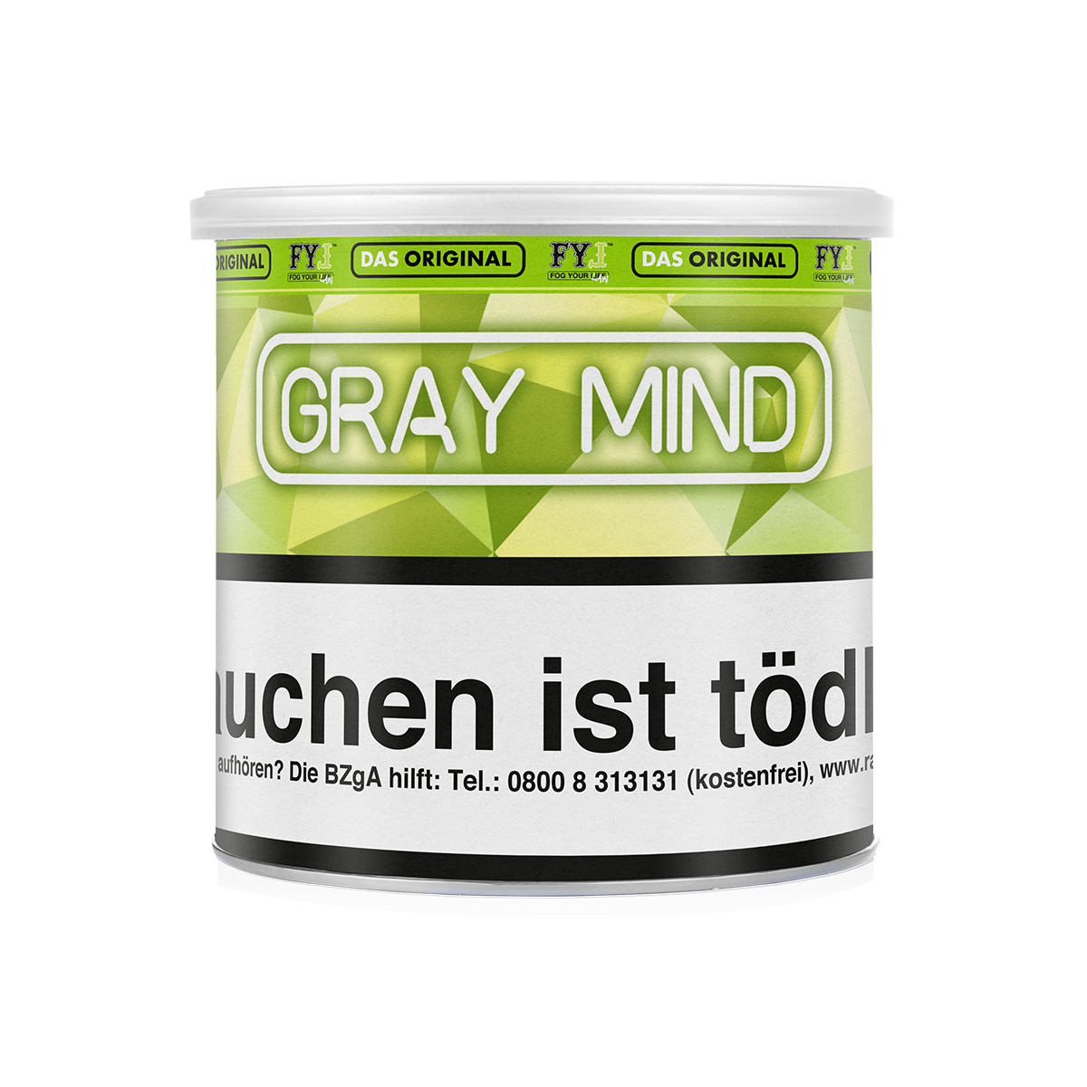 Fog Your Law Dark - Gray Mind - Schwarzer Peifentabak Dry Base - 65 g1-1-1