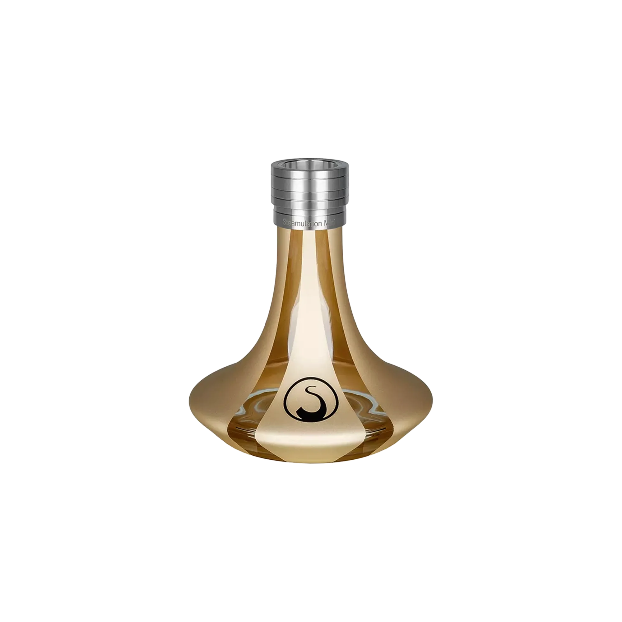 Hochwertige Steamulation Mini Gen 2 Shisha Bowl mit Steam Click Gold Matt Metallic günstig  kaufen 1