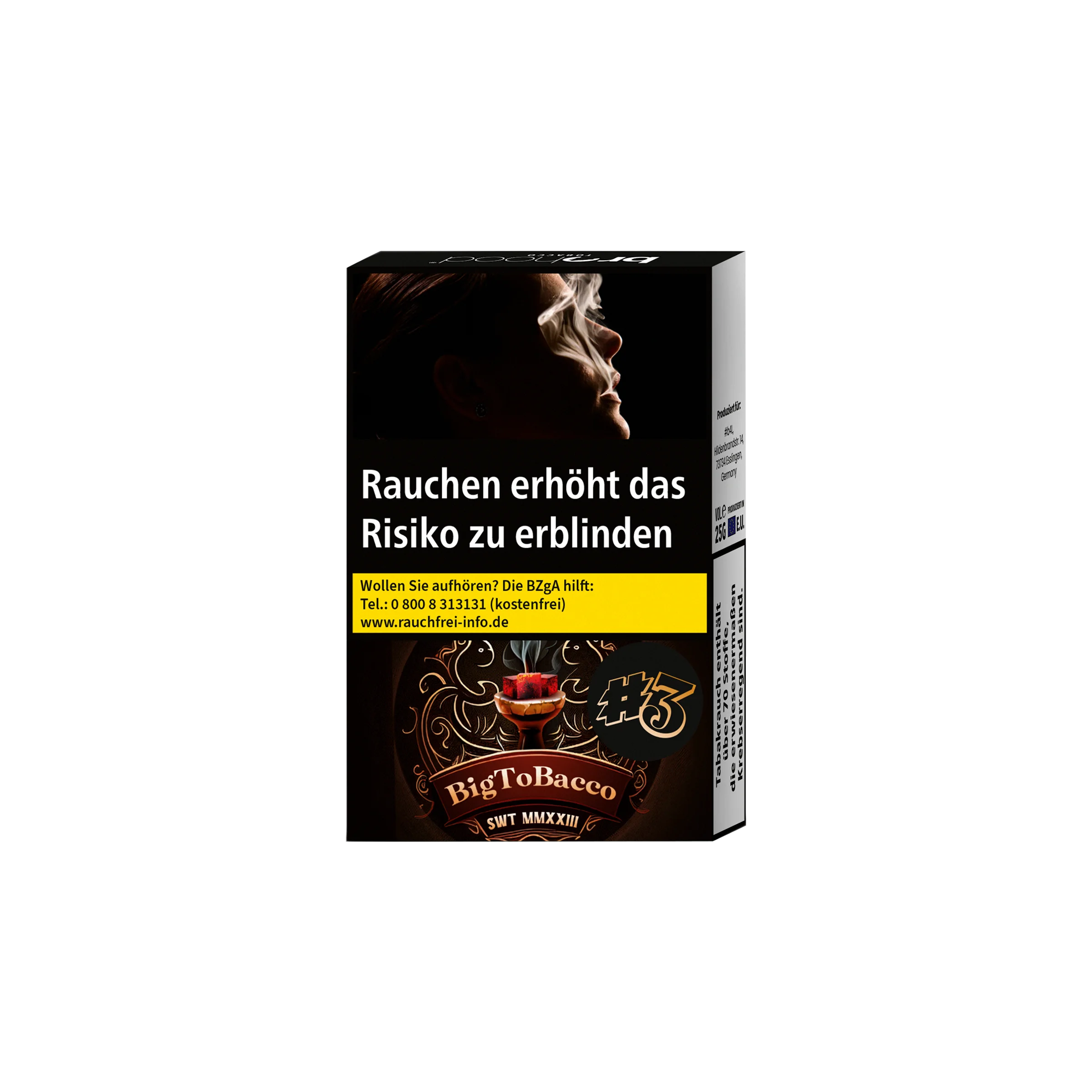 BigToBacco - #3 Yallah Abfahrt - 25 g | Shisha-Tabak Sorten günstig kaufen 2