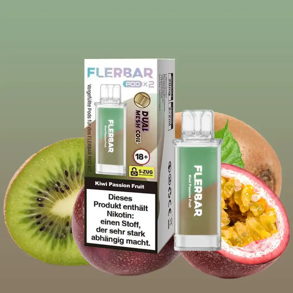 Flerbar - Prefilled Pod - Kiwi Passion Fruit 1
