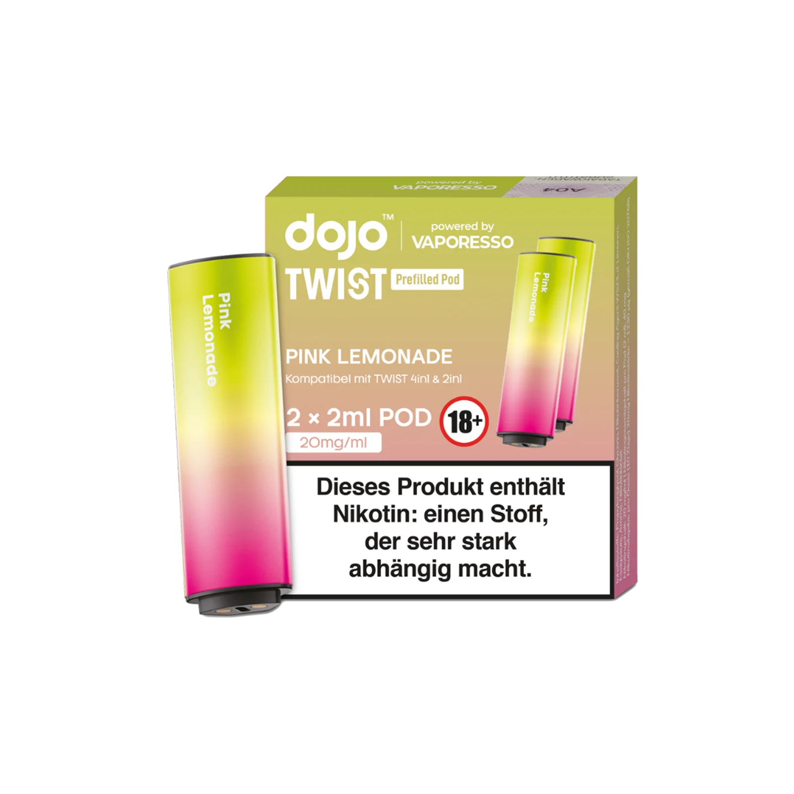 Vaporesso - Dojo Twist - Pod - Pink Lemonade 1