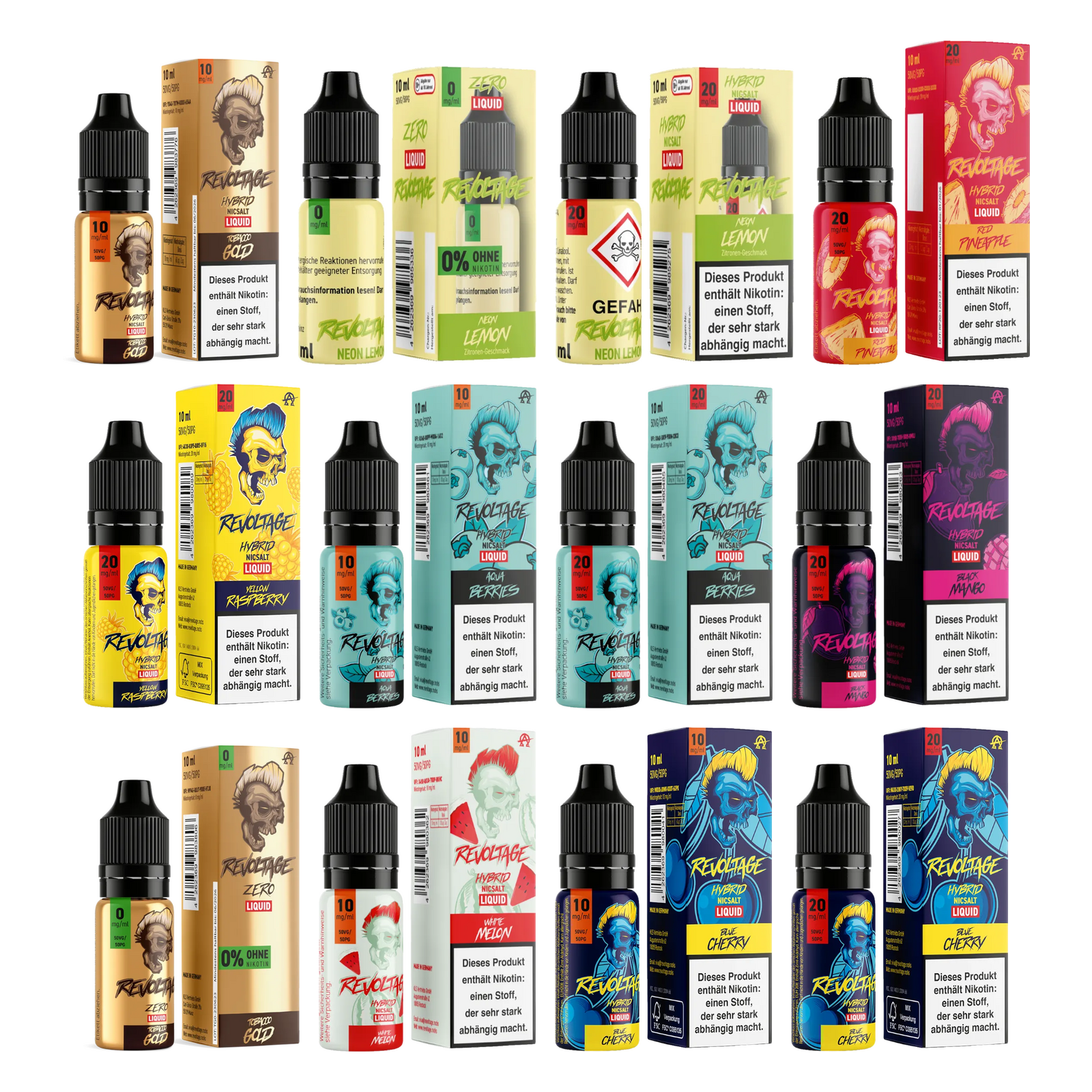 Revoltage - E-Liquid - Nicotine salt - 10 ml