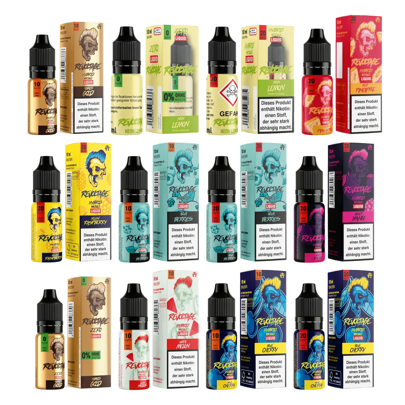 Revoltage - E-Liquid - Nicotine salt - 10 ml