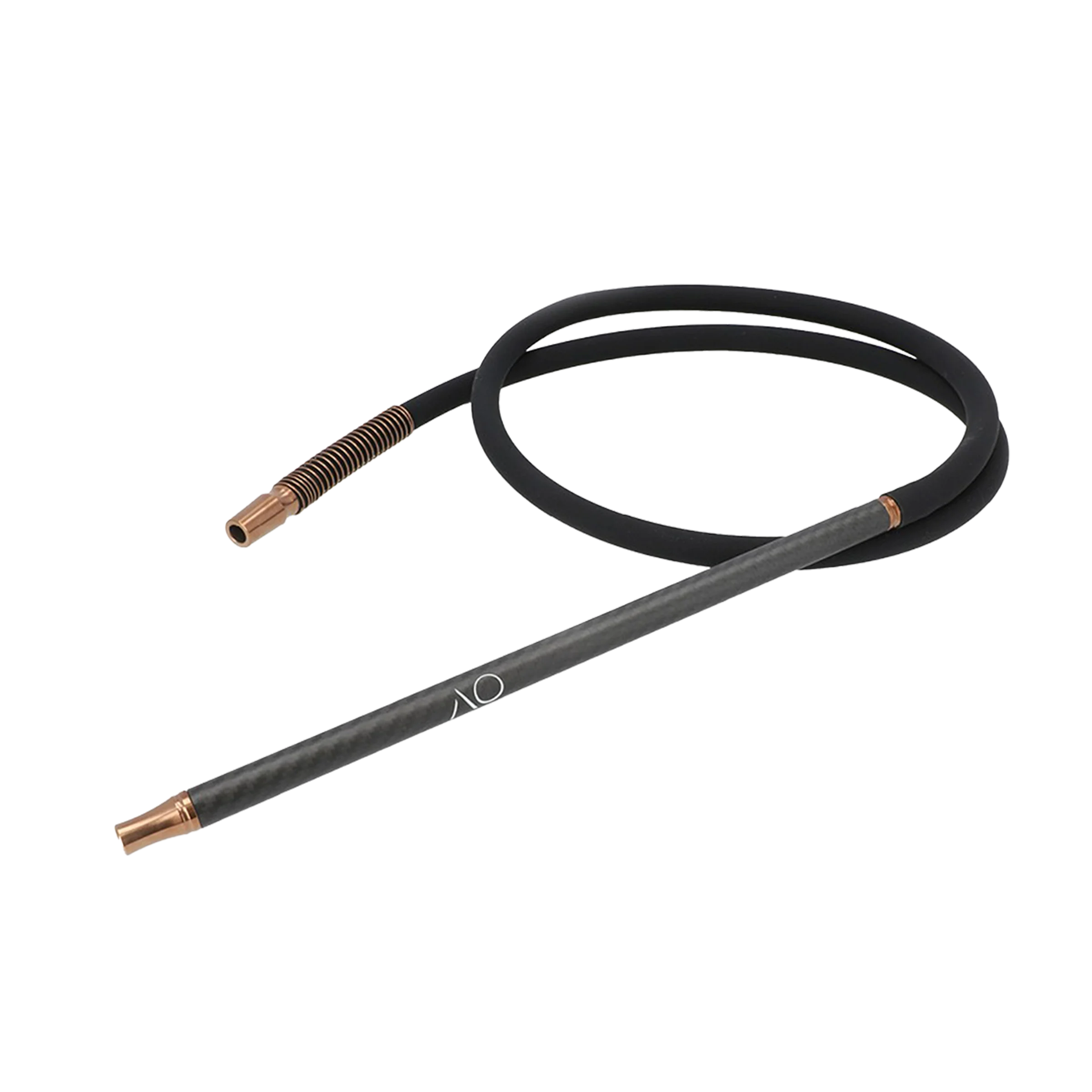 AO - Carbon - Hose Set -  mat Black Stainless Steel 18/8 - Ros&eacute; Gold