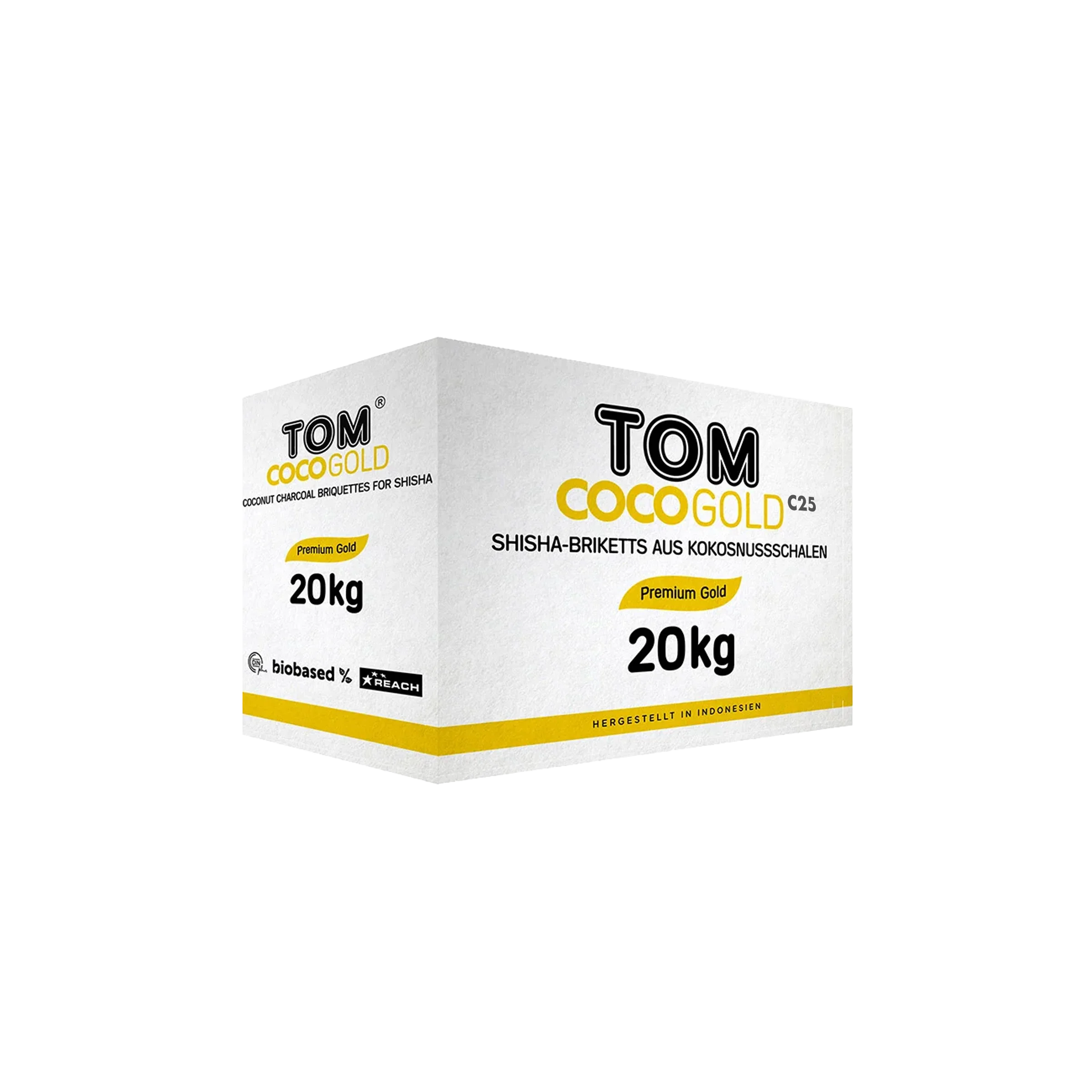 Tom Coco - Gold - Shishakohle C25 Bundle - 20 kg - 25 mm 111