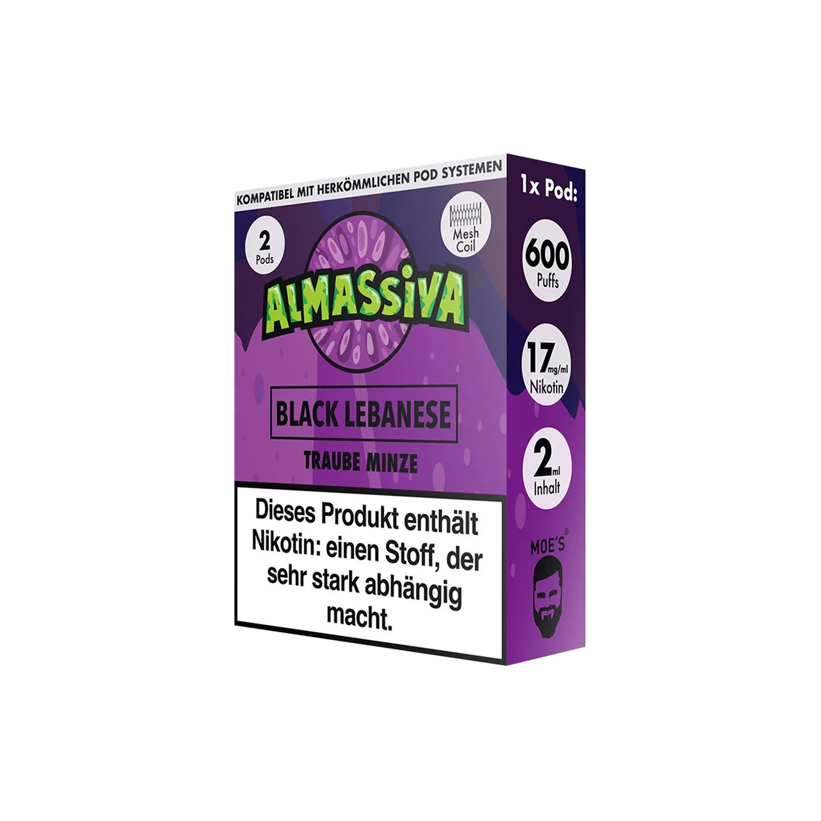 Al Massiva - Prefilled Pod - Black Lebanese2
