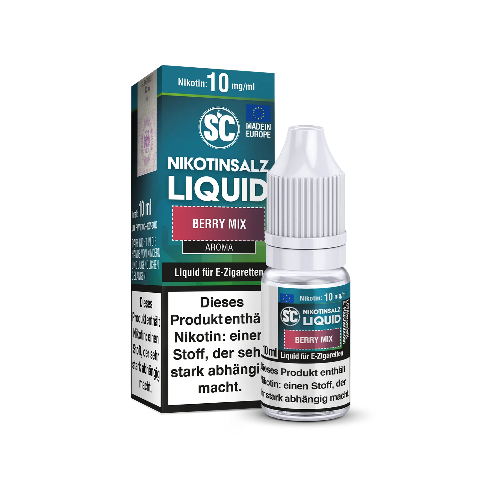 SC - E-Liquid - Nicotine Salt - Berry Mix - 10 ml - 10 mg 2
