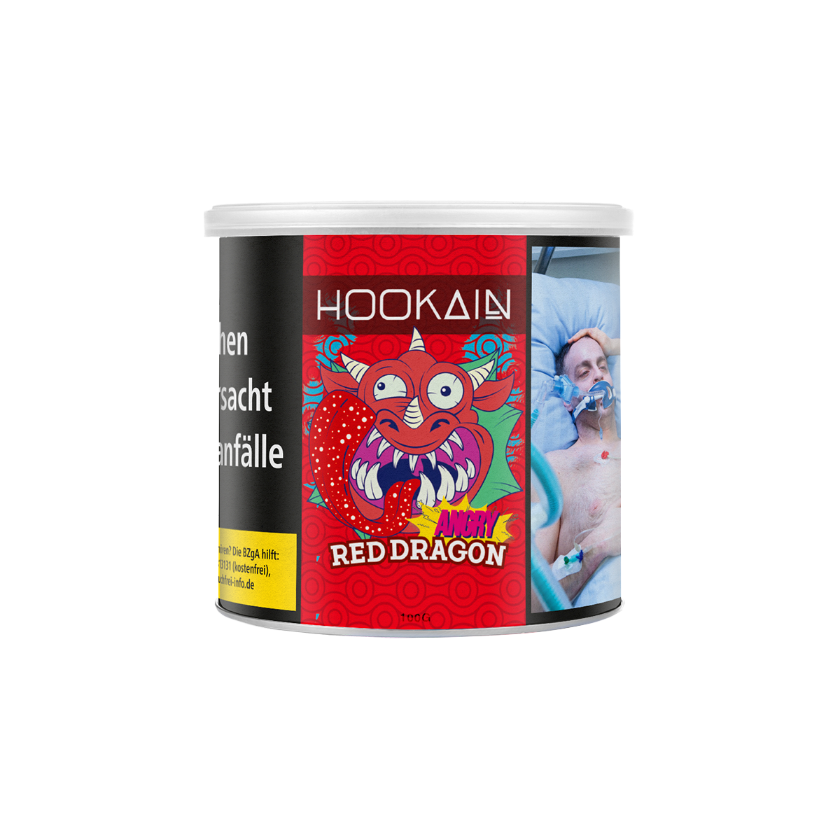 HOOKAIN Angry Red Dragon 100 g Shisha Tabak sauer fruchtig 2