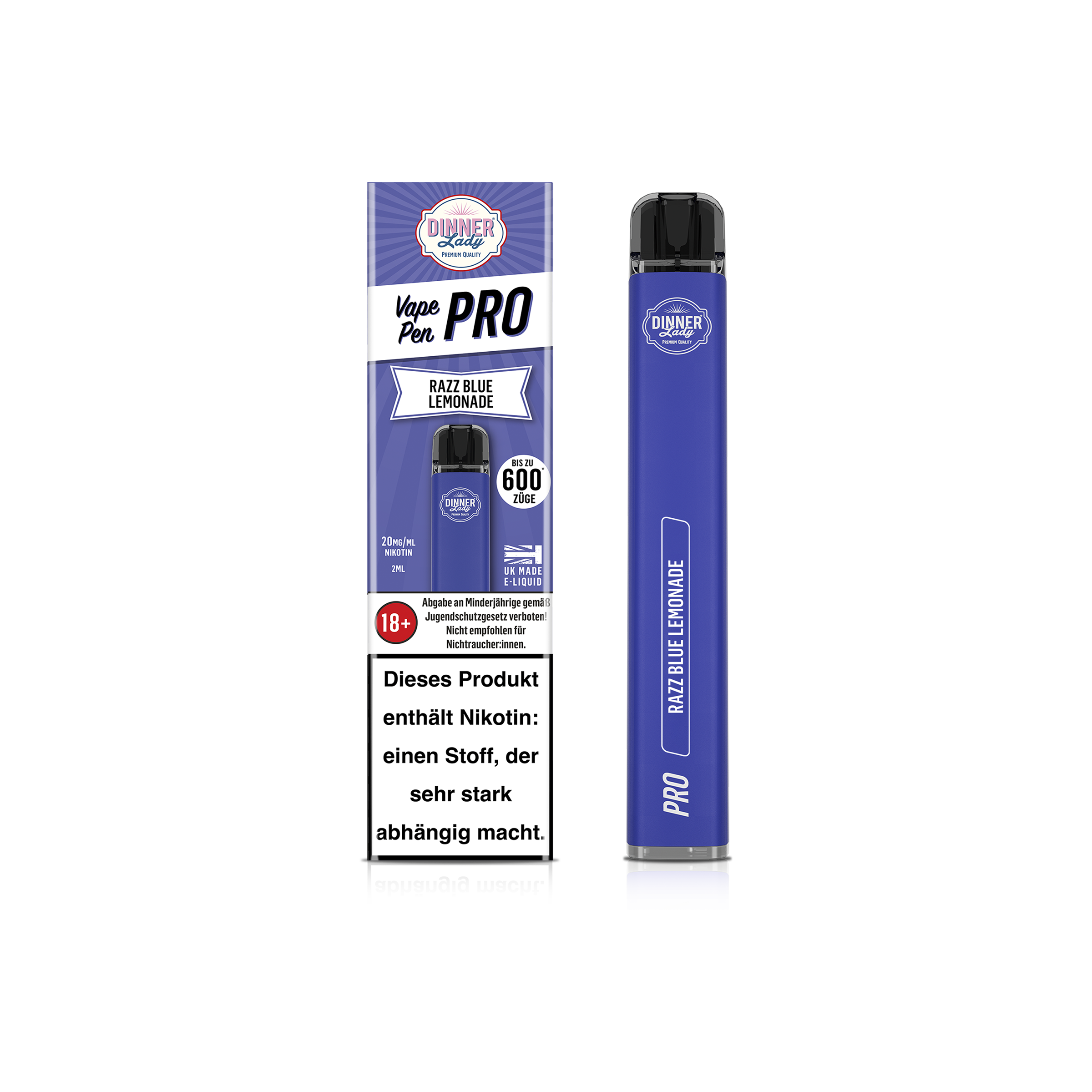 Dinner Lady - Razz Blues - Vapestick