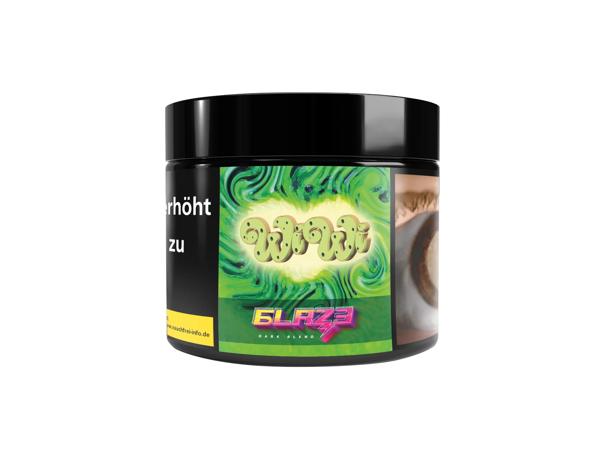 Blaze Dark Leaf Wiwi - Premium Schwarzer Shishatabak mit authentischem Kiwi-Geschmack | 25g