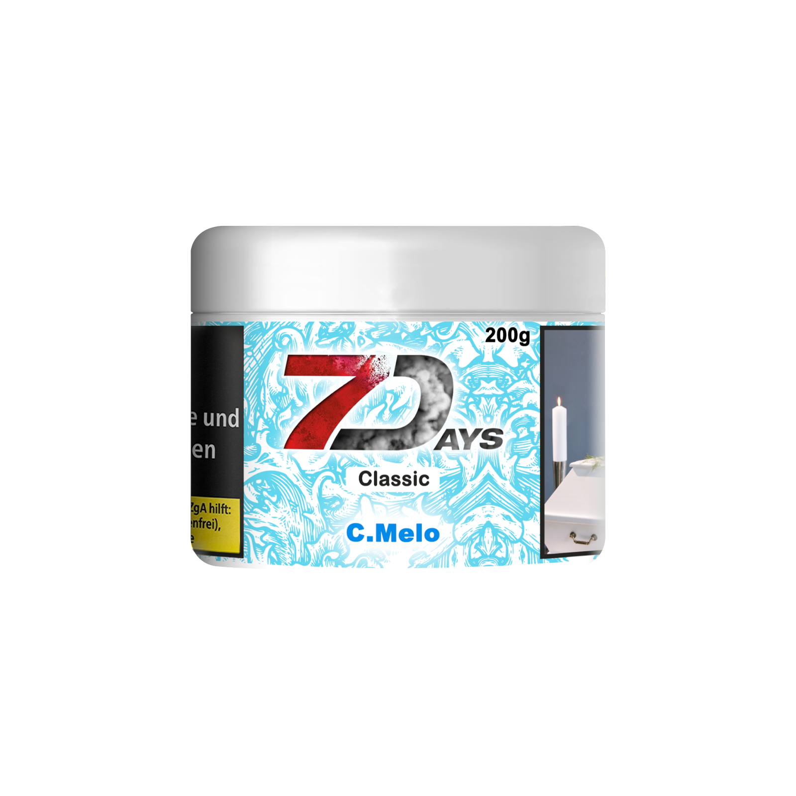 7Days Classic C. Melo 200 g | Shisha Tabak g&uuml;nstig bestellen - 1