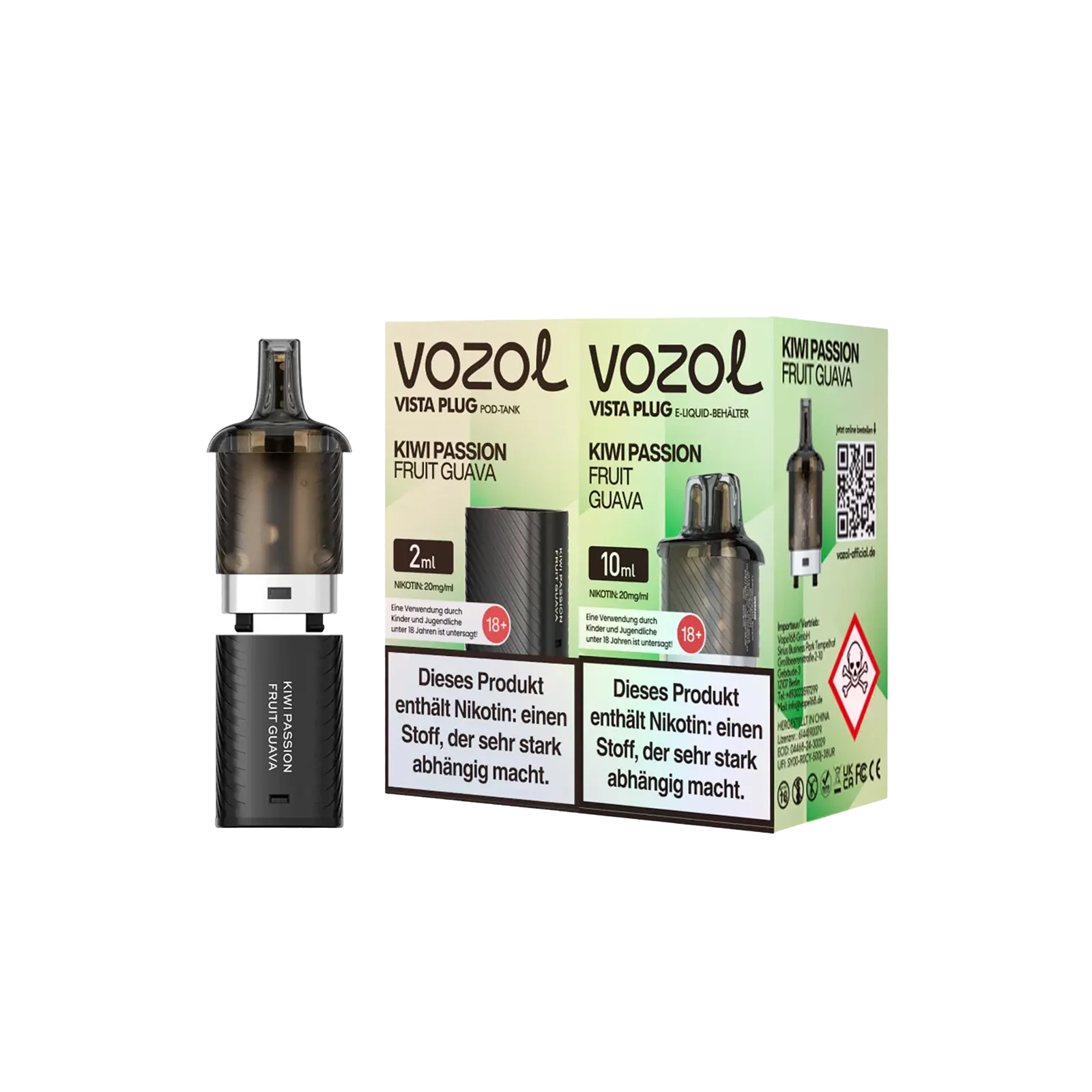 Vozol Vista Plug Pod Bundle 2 ml & 10 ml – 15.000 Züge
