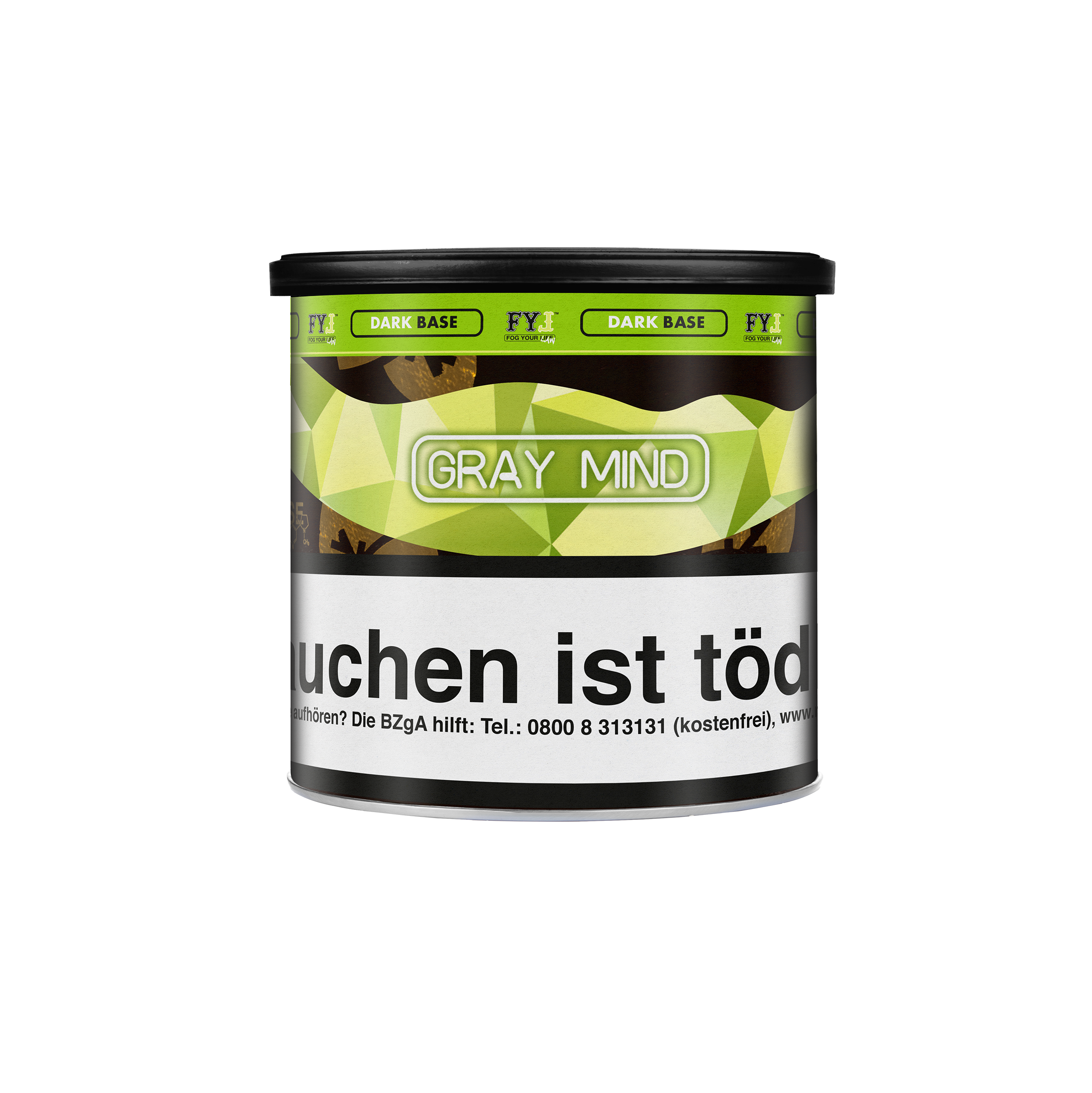 Fog Your Law - Gray Mind - Schwarzer Peifentabak Dry Base kaufen - 65 g 2